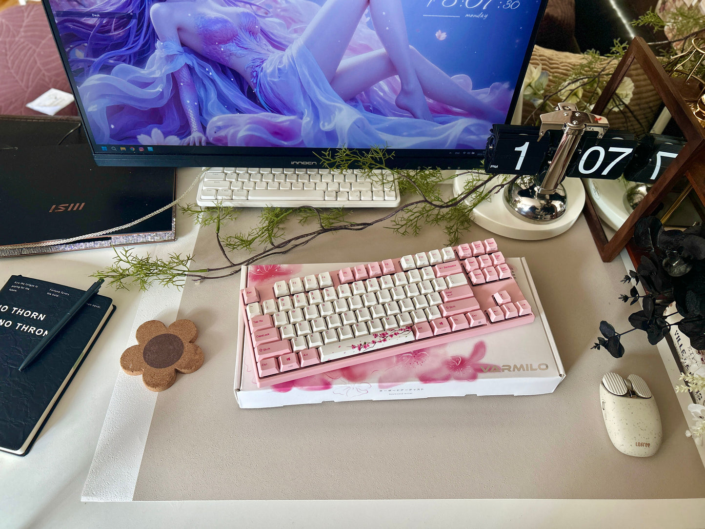 Unboxing For SALEs Varmilo VA87M Sakura Pink LED TKL Mechanical Keyboard