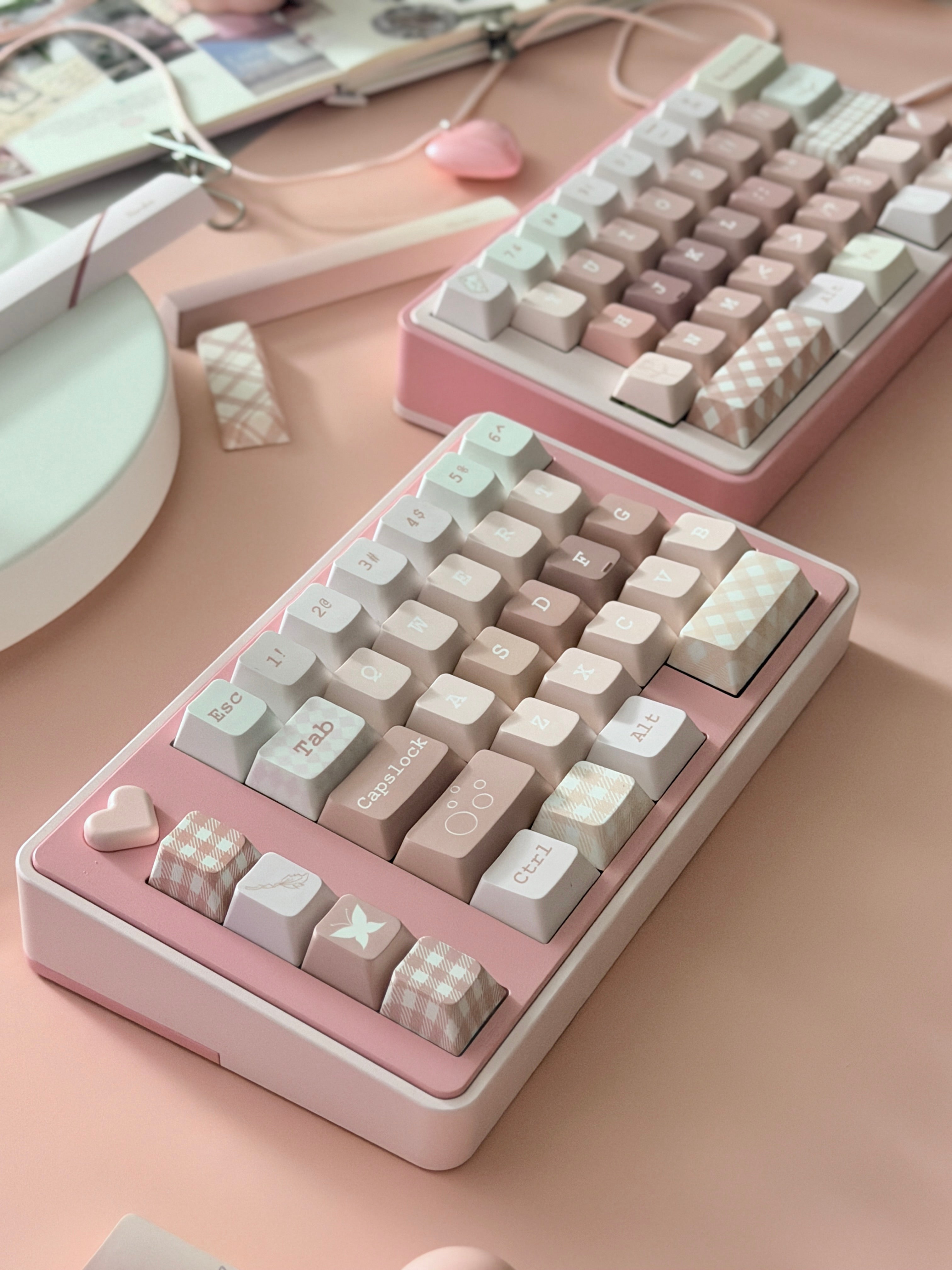PREORDER Prebuilt Pale Pink BLOCKBOY New Split65 Aluminum Custom