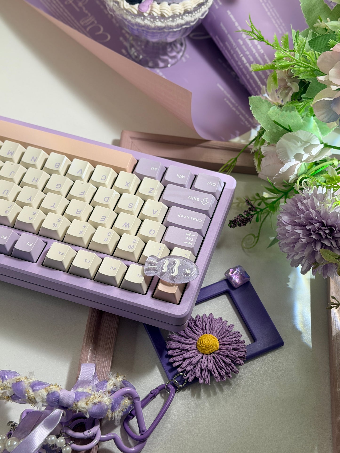 Unboxing Clearance INKY 75 Aluminum RGB Creamy Thocky Purple Wireless Custom Mechanical Keyboard