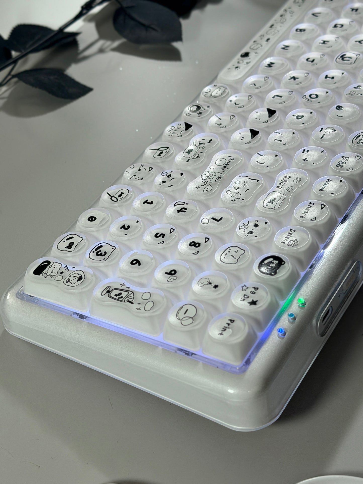 Unboxing Clearance ONLY 1 Instock MechLands X Maorbeng X100 PRO Membrane Keyboard with Number Pad RGB Backlits Wireless