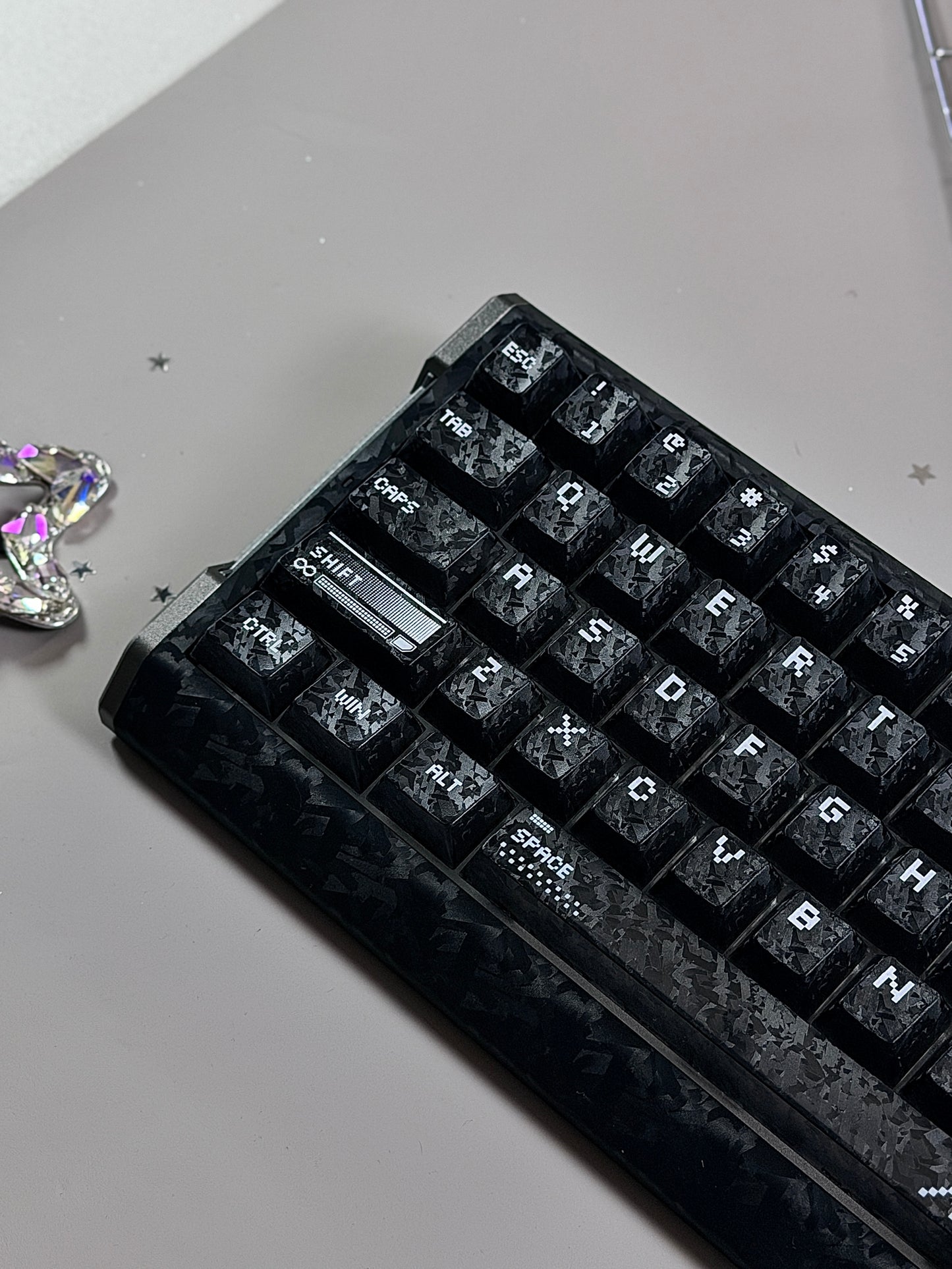 Unboxing Clearance ONLY 1 Instock ATTACK SHARK R68 HE Carbon Fiber Rapid Trigger Gaming Keyboard Magnetic Switch