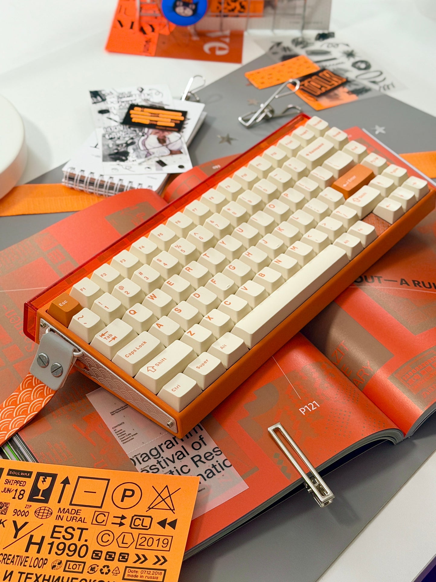 Unboxing Sample For Sales ONLY 1 Instock Orange AULA Hero 75 HE Tri-Mode Magnetic Keyboard