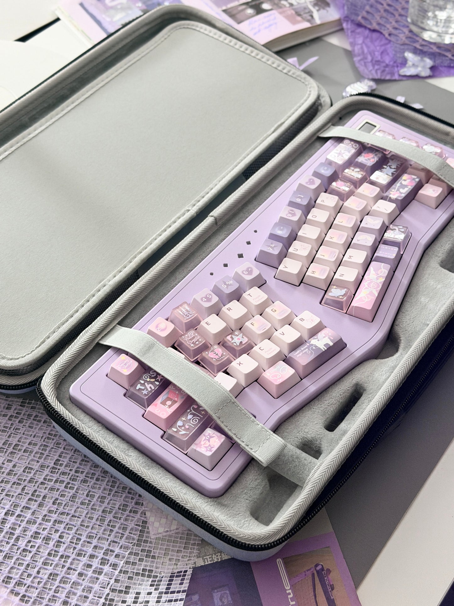 ONLY 1 instock Prebuilt StarAlice Aluminum Customized Mechanical Keyboard With Wrist rest