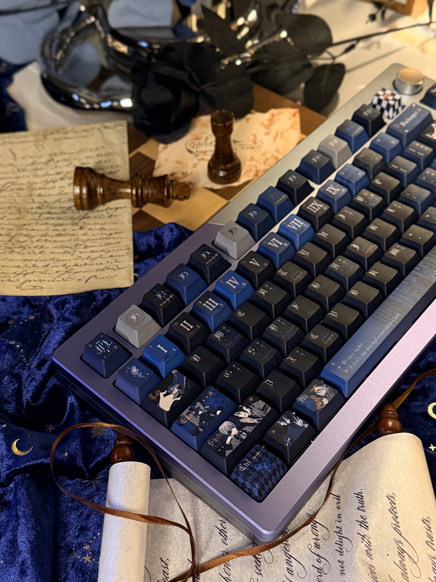 Unboxing For SALEs KiiBOOM LOOP75
Hotswappable Aluminum Gasket Mechanical Keyboard Silver Blue（not including the Wristrest）