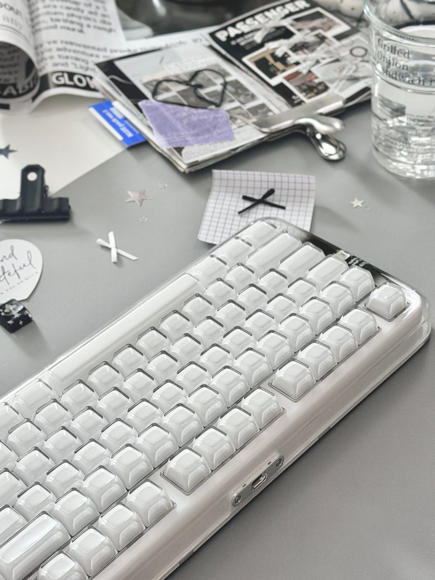 Unboxing Clearance ONLY 1 Instock XVX x CoolKiller CK75 SE Wireless Mechanical Keyboard Smokey White