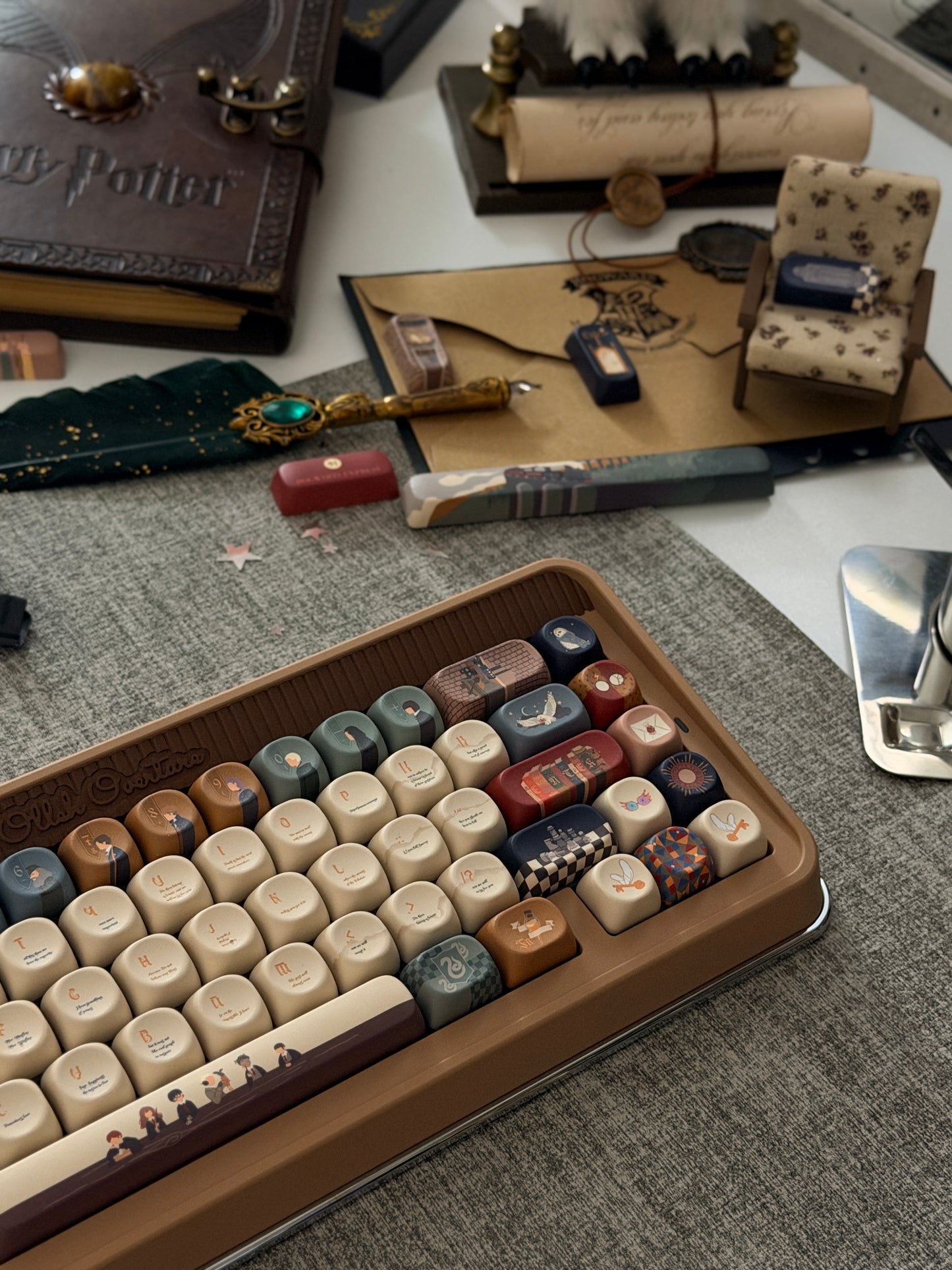 Unboxing Keycap SET ONLY 1 Instock #0288 Harry Potter Theme Hedwig Letters MOA Profile