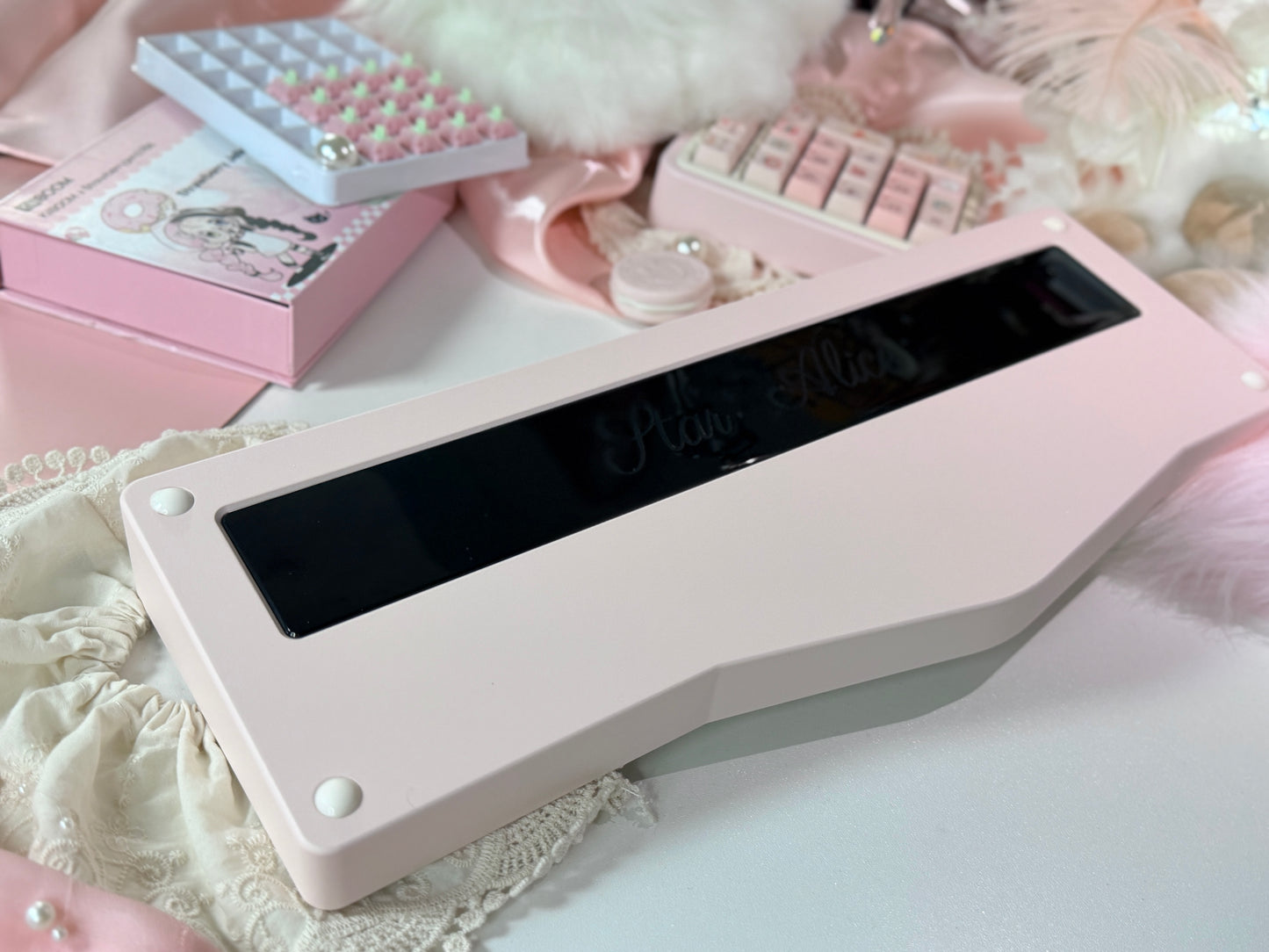 ONLY 1 Instock Prebuilt Aluminum Customized Mechanical Keyboard Staralice Ergonomic Set