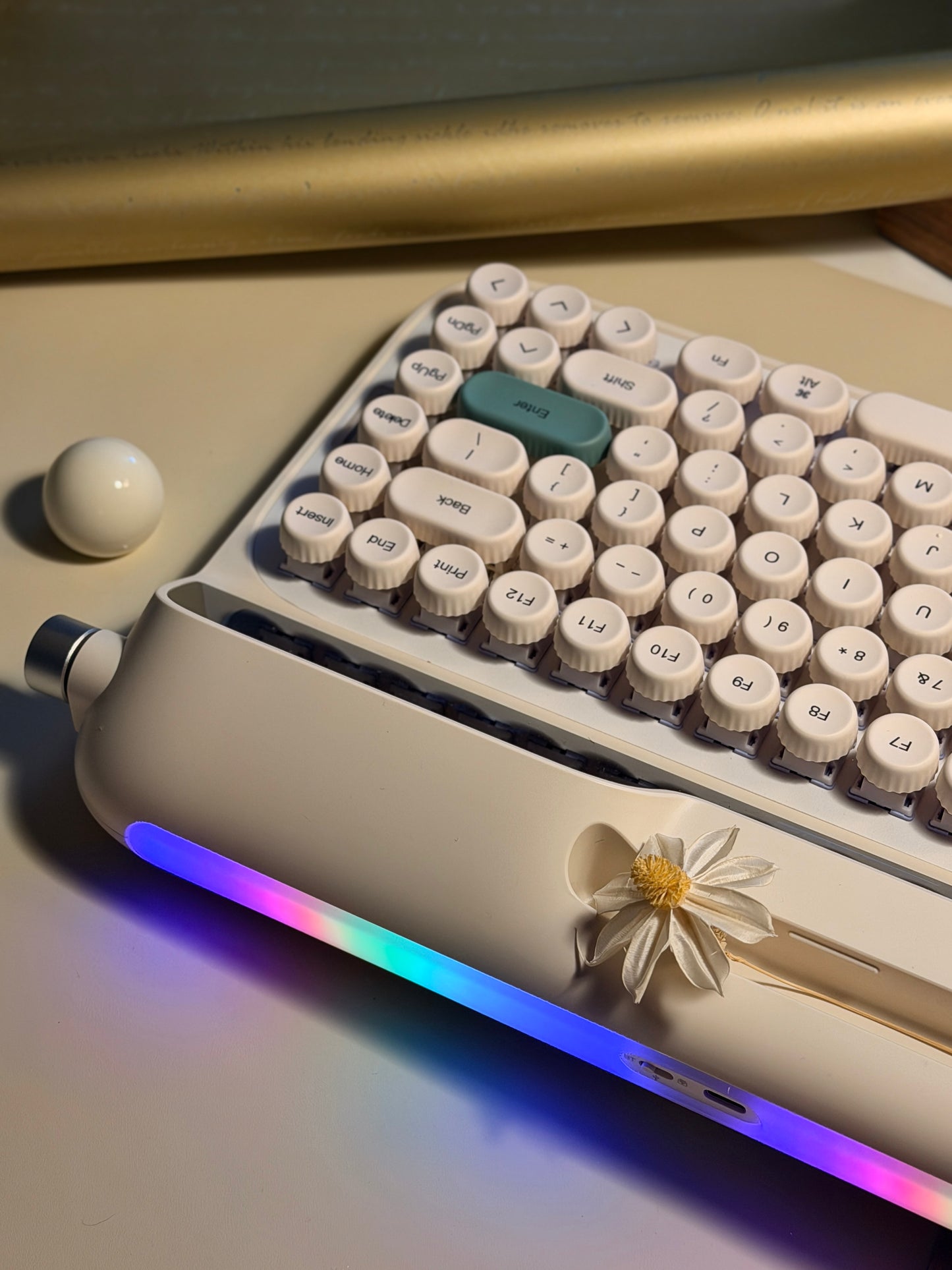 Unboxing Clearance ONLY 1 Instock EPOMAKER Glyph75 Typewriter Mechanical Keyboard