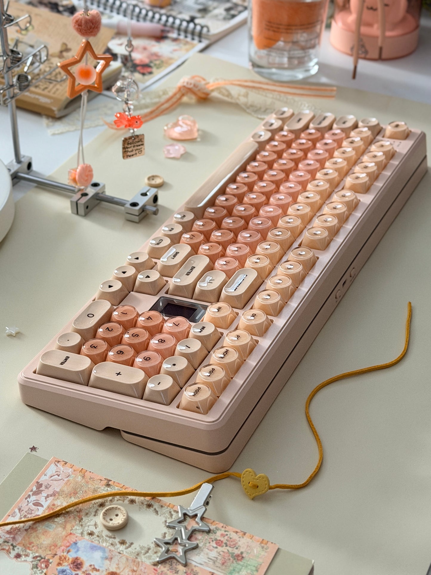 Unboxing Clearance ONLY 1 Instock WOMIER WK98 98% MULTIMEDIA SCREEN MECHANICAL GAMING KEYBOARD