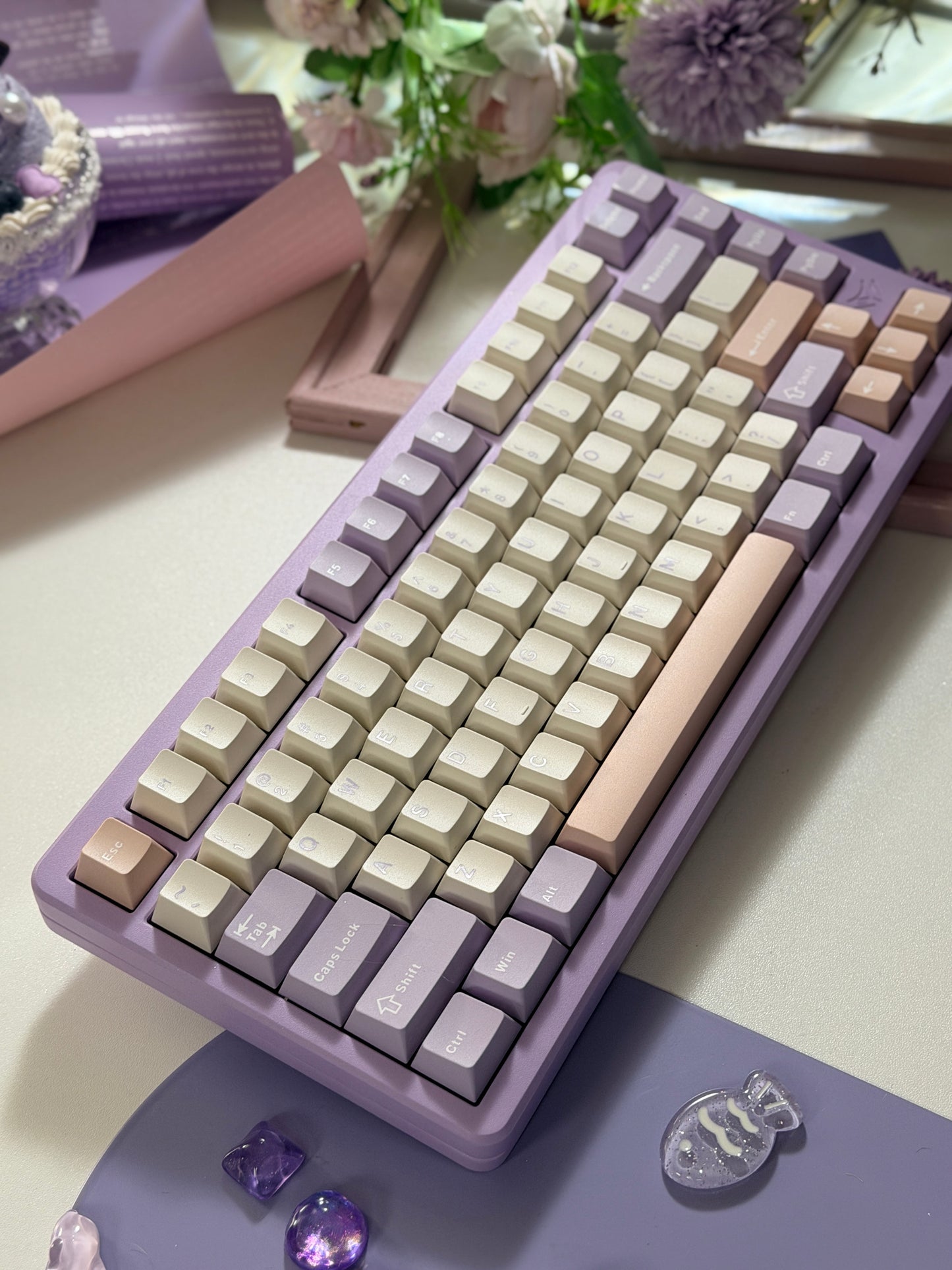 Unboxing Clearance INKY 75 Aluminum RGB Creamy Thocky Purple Wireless Custom Mechanical Keyboard