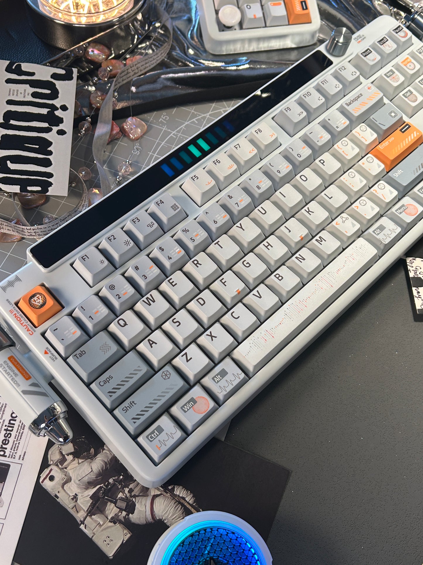 Unboxing Sample For Sales ONLY 1 Instock KeysMe Lunar 01 Mechanical Keyboard + Pad Set