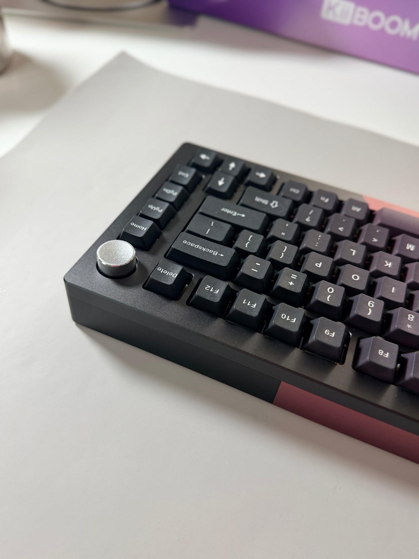 Unboxing For SALEs LOOP75 Aluminum Mechanical Keyboard KiiBOOM Matcha Latte Switches