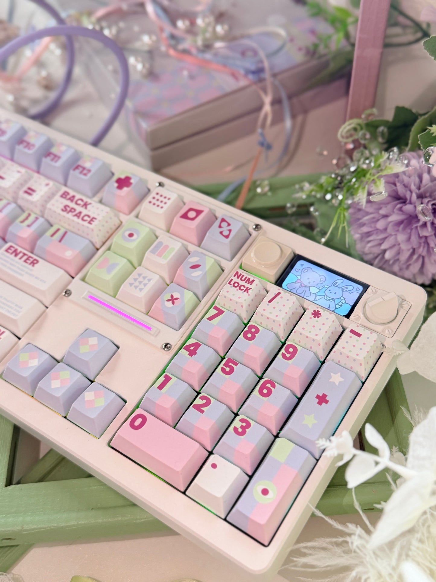 Unboxing Sample For Sale ONLY 1 Instock Wireless Mechanical Keyboard Chilkey ND104 Gaming Keyboard