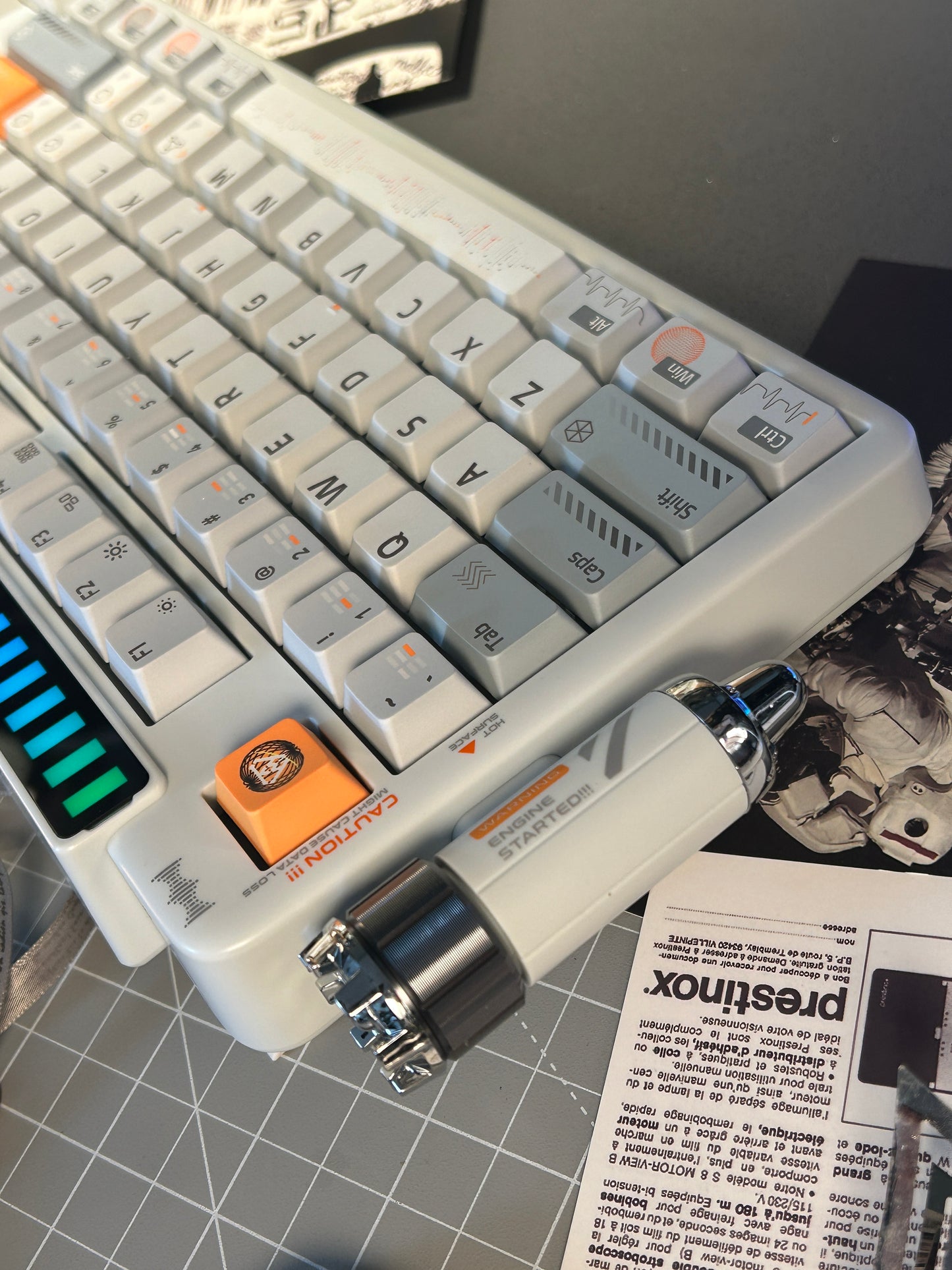 Unboxing Sample For Sales ONLY 1 Instock KeysMe Lunar 01 Mechanical Keyboard + Pad Set