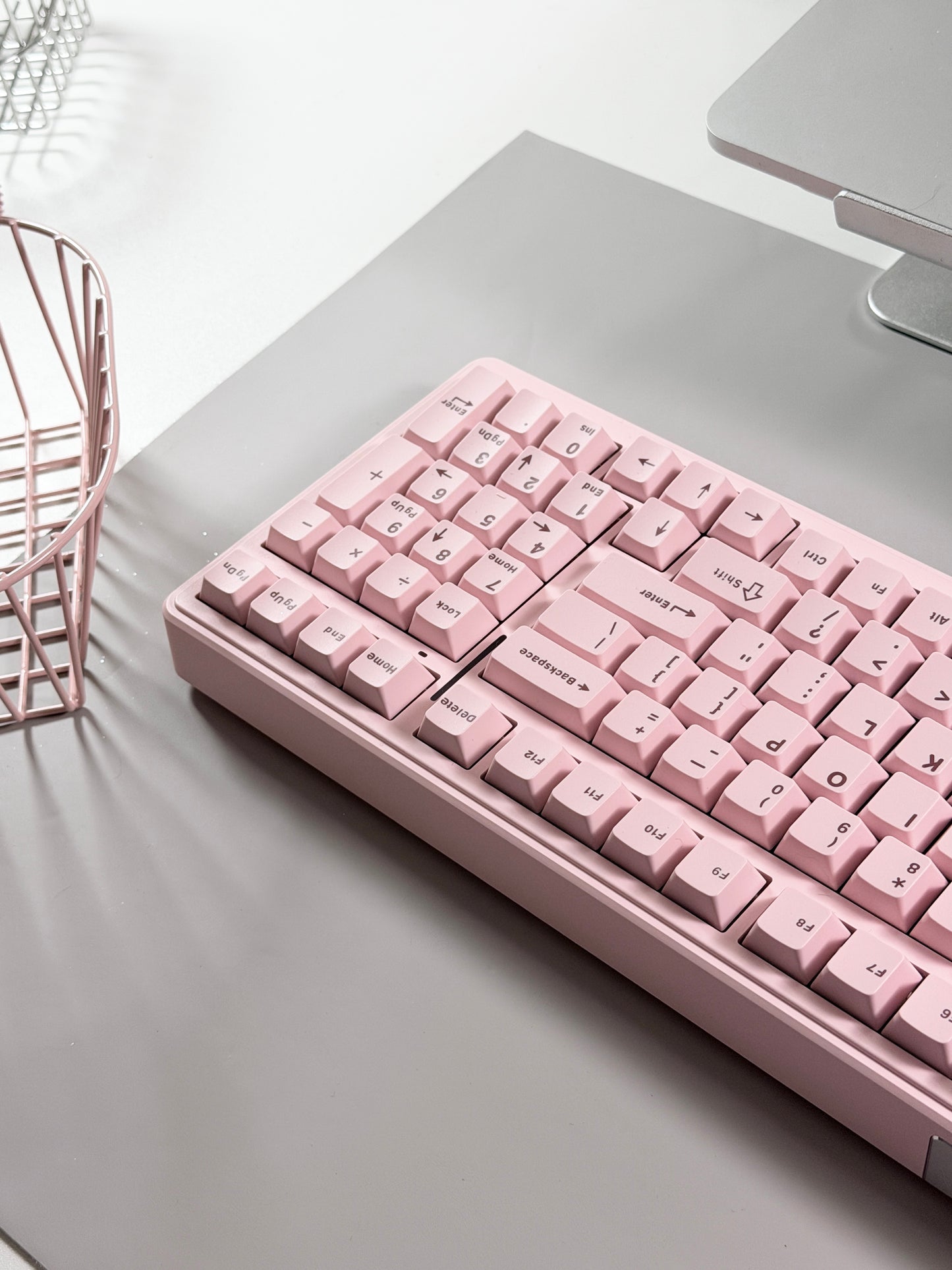 Unboxing Clearance ONLY 1 Instock Light Pink AULA F99 Wireless Mechanical Silent Keyboard with Numpad RGB Backlit