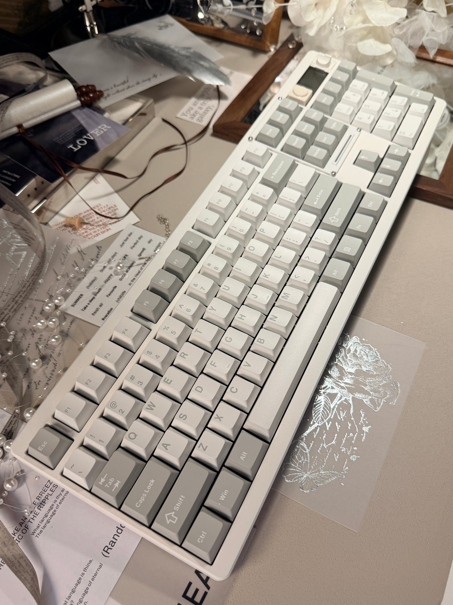 Unboxing Sample For Sale ONLY 1 Instock Wireless Mechanical Keyboard Chilkey ND104 Gaming Keyboard