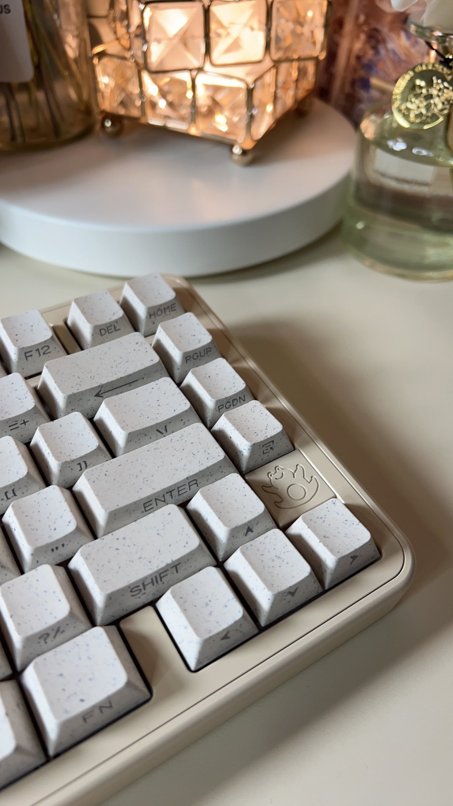 【Preorder】Prebuilt FF75 Beige Aluminum Mechanical Customized Keyboard