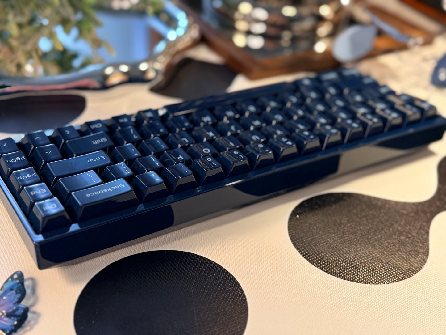 Unboxing Sample For Sales ONLY 1 Instock Keychron Q16 HE 8K Dark Navy Wired Fully Ceramic Keyboard Magnetic Switch For Gaming