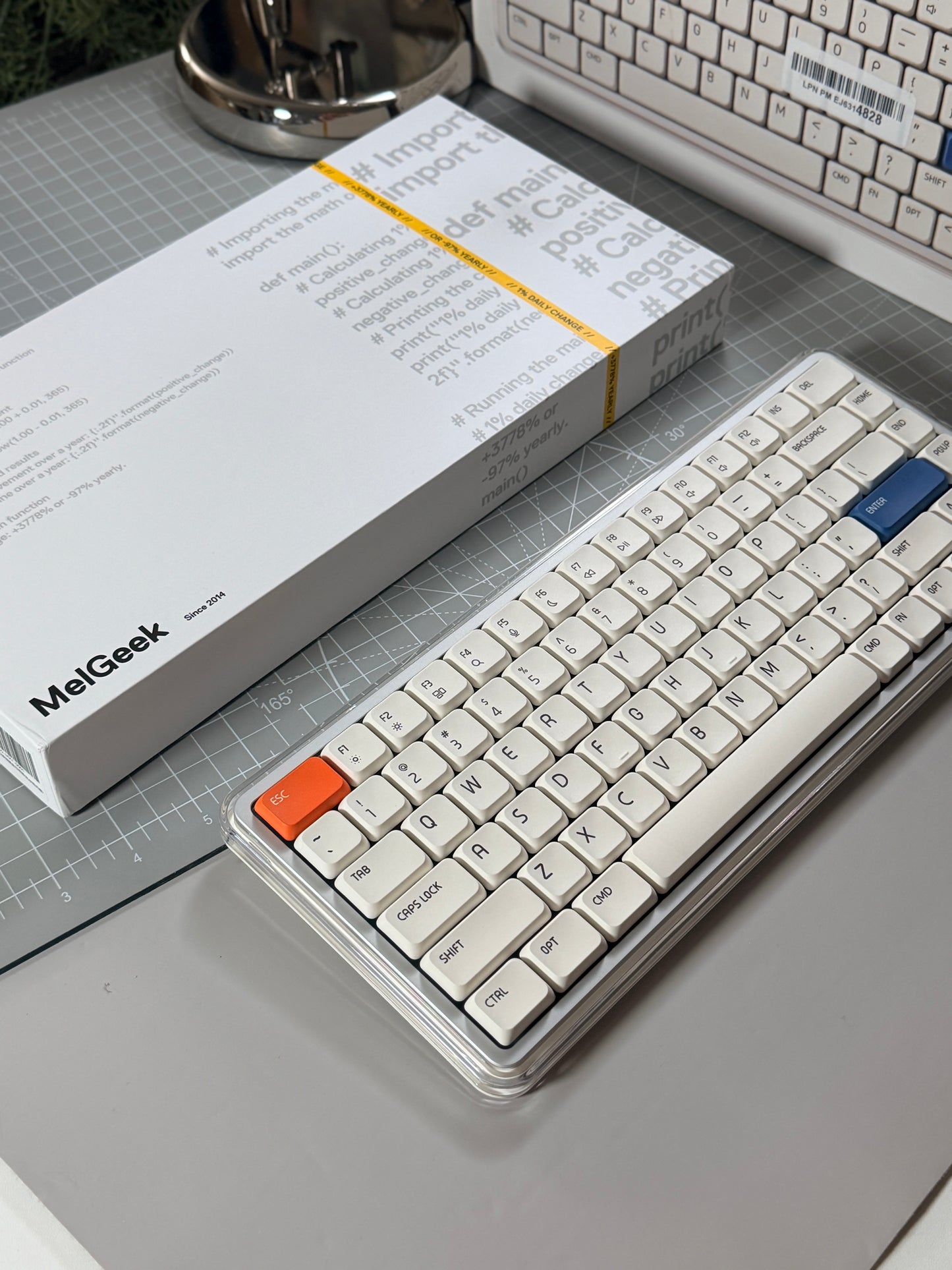 Unboxing Clearance ONLY 1 Instock MelGeek O2 Quiet Wireless Keyboard Low-Profile
