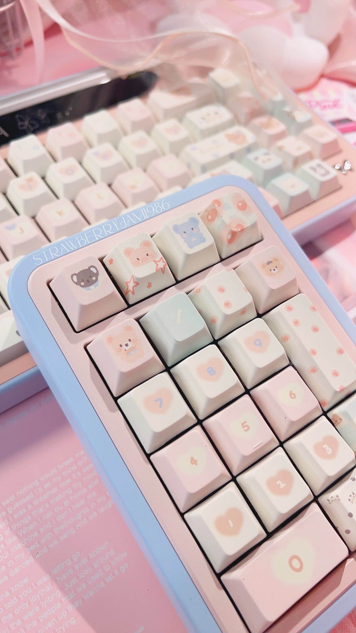 Preorder Prebuilt Targa65 Pink Blue Aluminum Customized Mechanical Keyboard