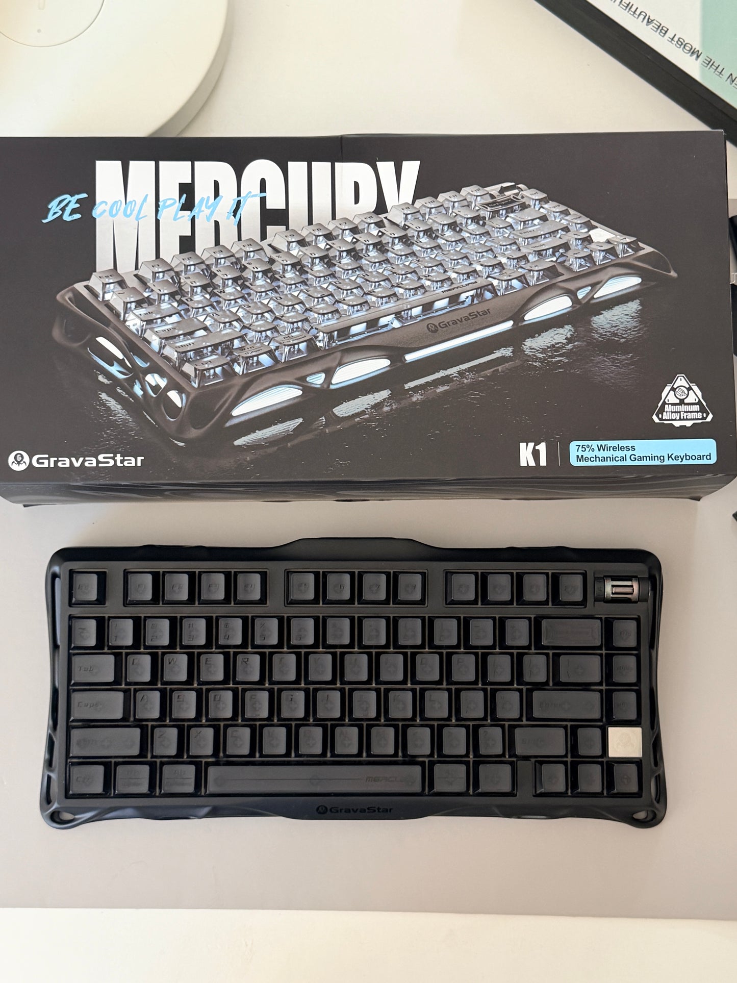 ONLY 1 Unboxing For Clearance Mercury K1 - Stealth Black Aluminum Mechanical Keyboard