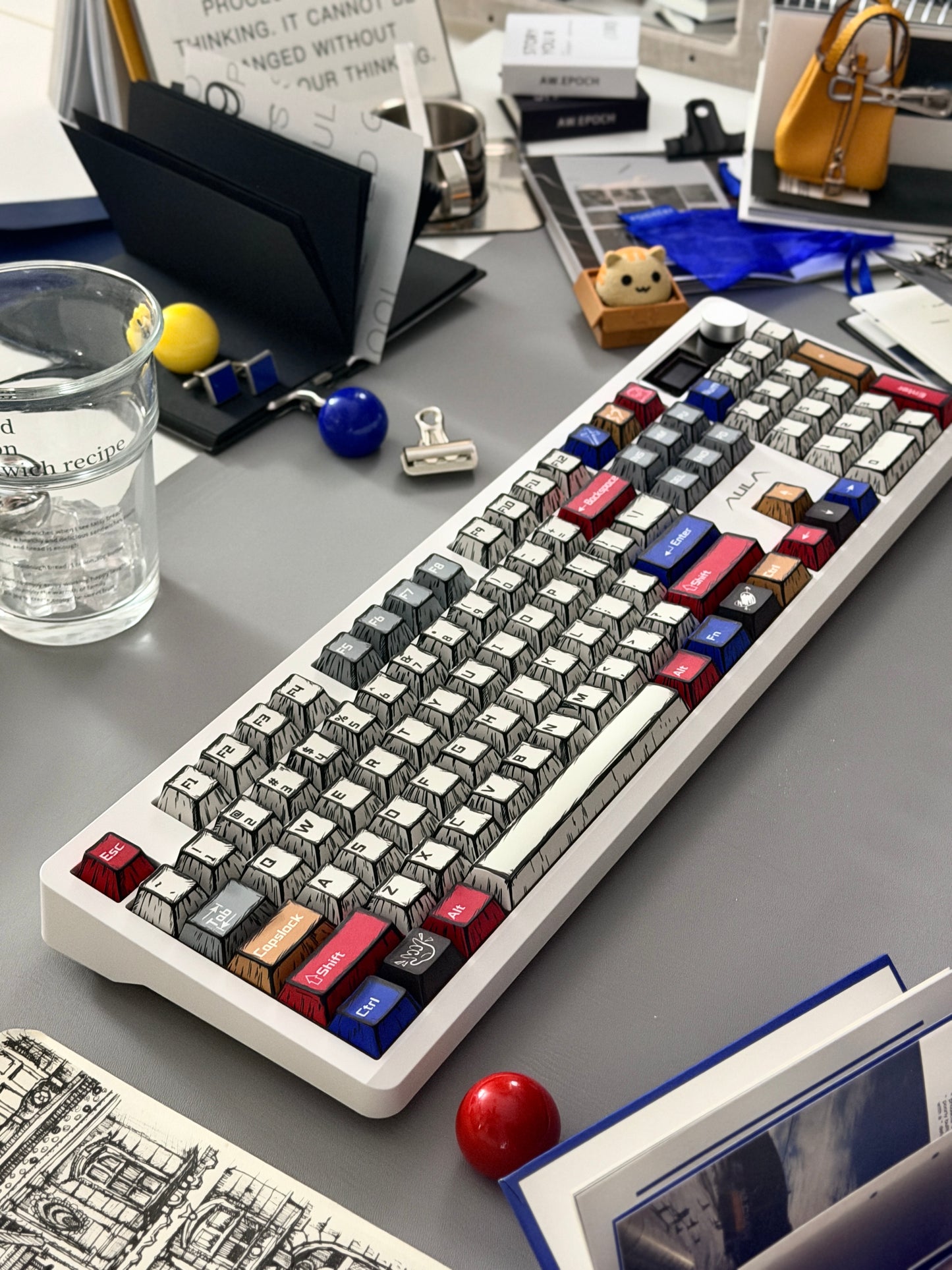 Unboxing Clearance ONLY 1 Instock AULA F106 PRO Wireless Mechanical Keyboard