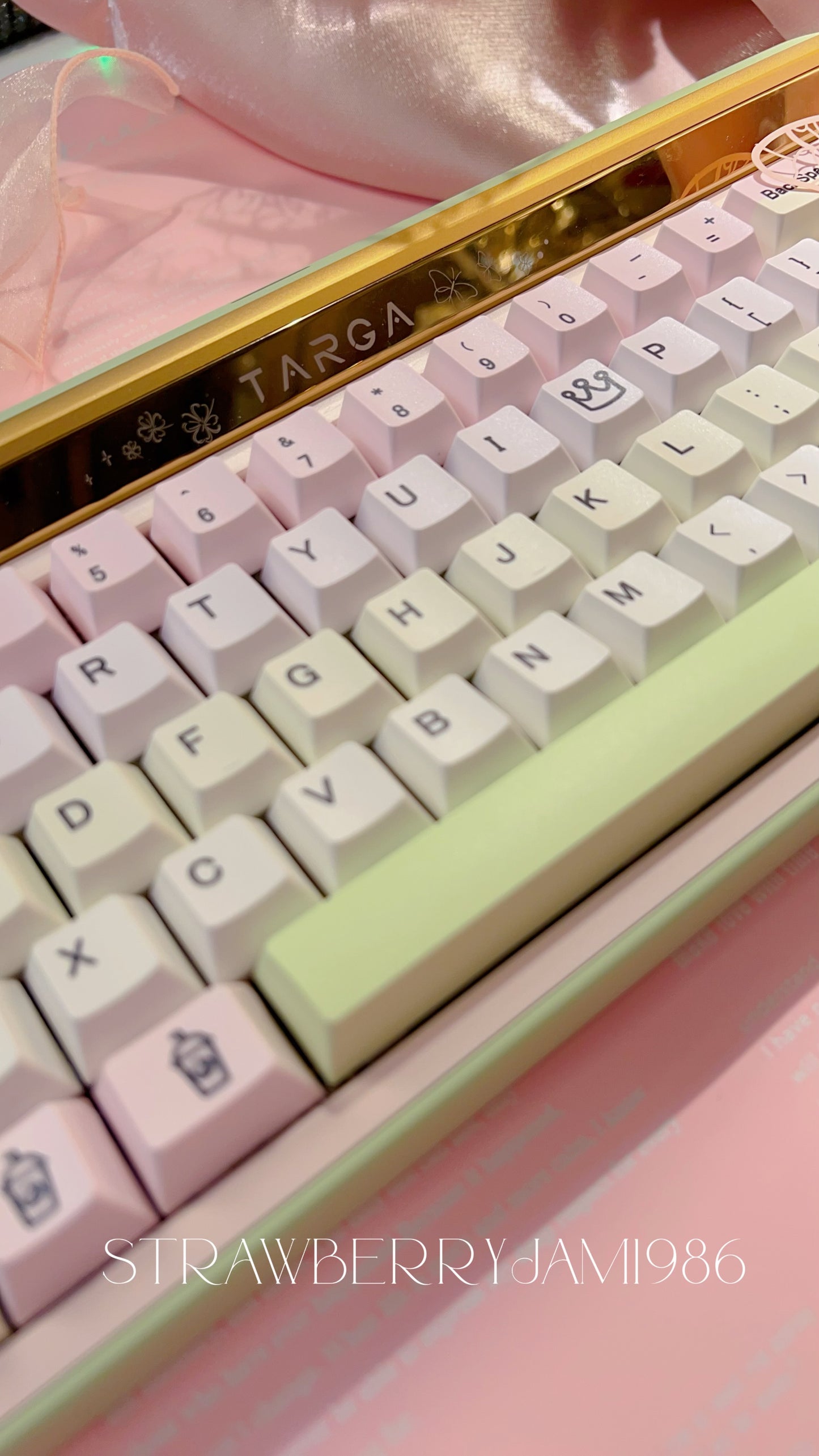 002 Peach Grape Oolong Tea Keycap Cherry Profile 139 Keys