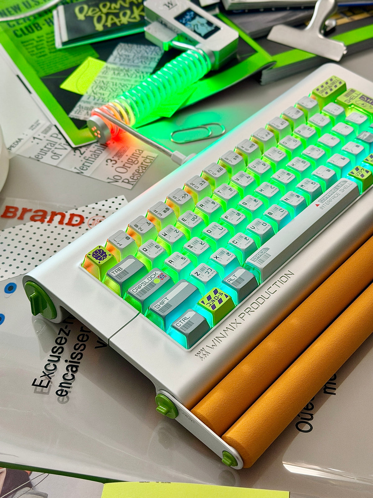 ONLY 1 Instock Prebuilt Aluminum Custom Mechanical Keyboard Ganzo60 Set  | Wireless | Backlit