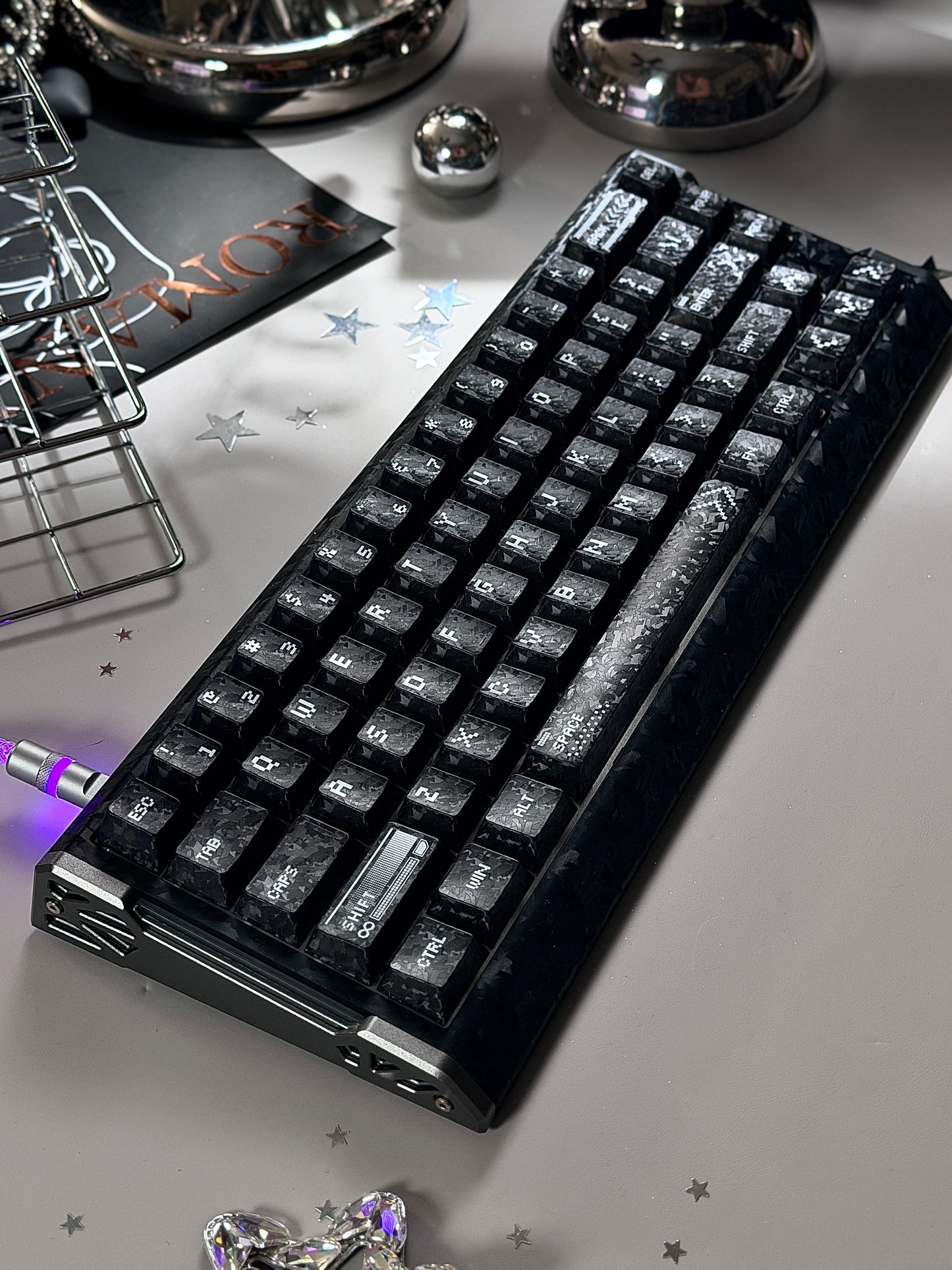Unboxing Clearance ONLY 1 Instock ATTACK SHARK R68 HE Carbon Fiber Rapid Trigger Gaming Keyboard Magnetic Switch