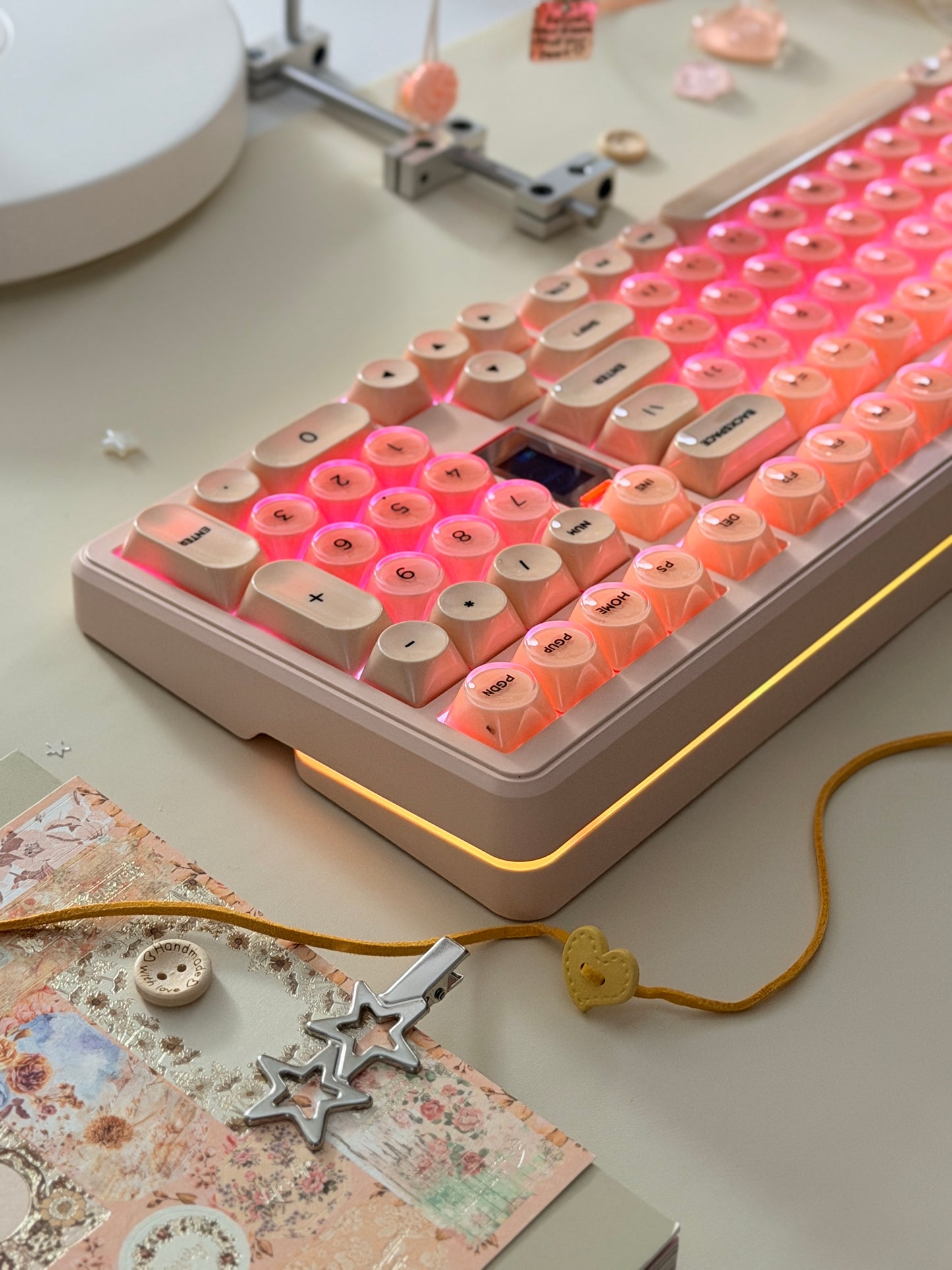 Unboxing Clearance ONLY 1 Instock WOMIER WK98 98% MULTIMEDIA SCREEN MECHANICAL GAMING KEYBOARD