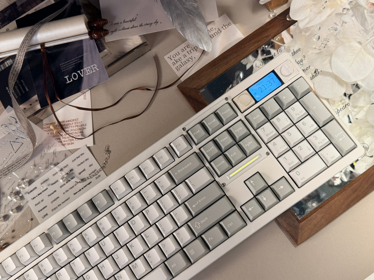 Unboxing Sample For Sale ONLY 1 Instock Wireless Mechanical Keyboard Chilkey ND104 Gaming Keyboard