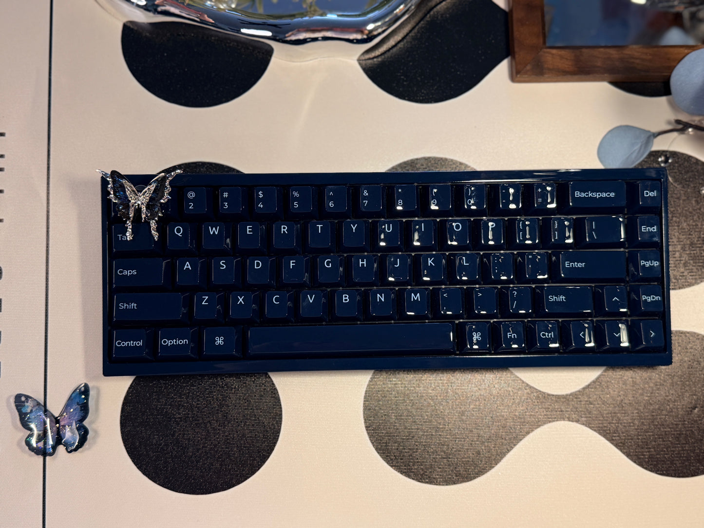 Unboxing Sample For Sales ONLY 1 Instock Keychron Q16 HE 8K Dark Navy Wired Fully Ceramic Keyboard Magnetic Switch For Gaming