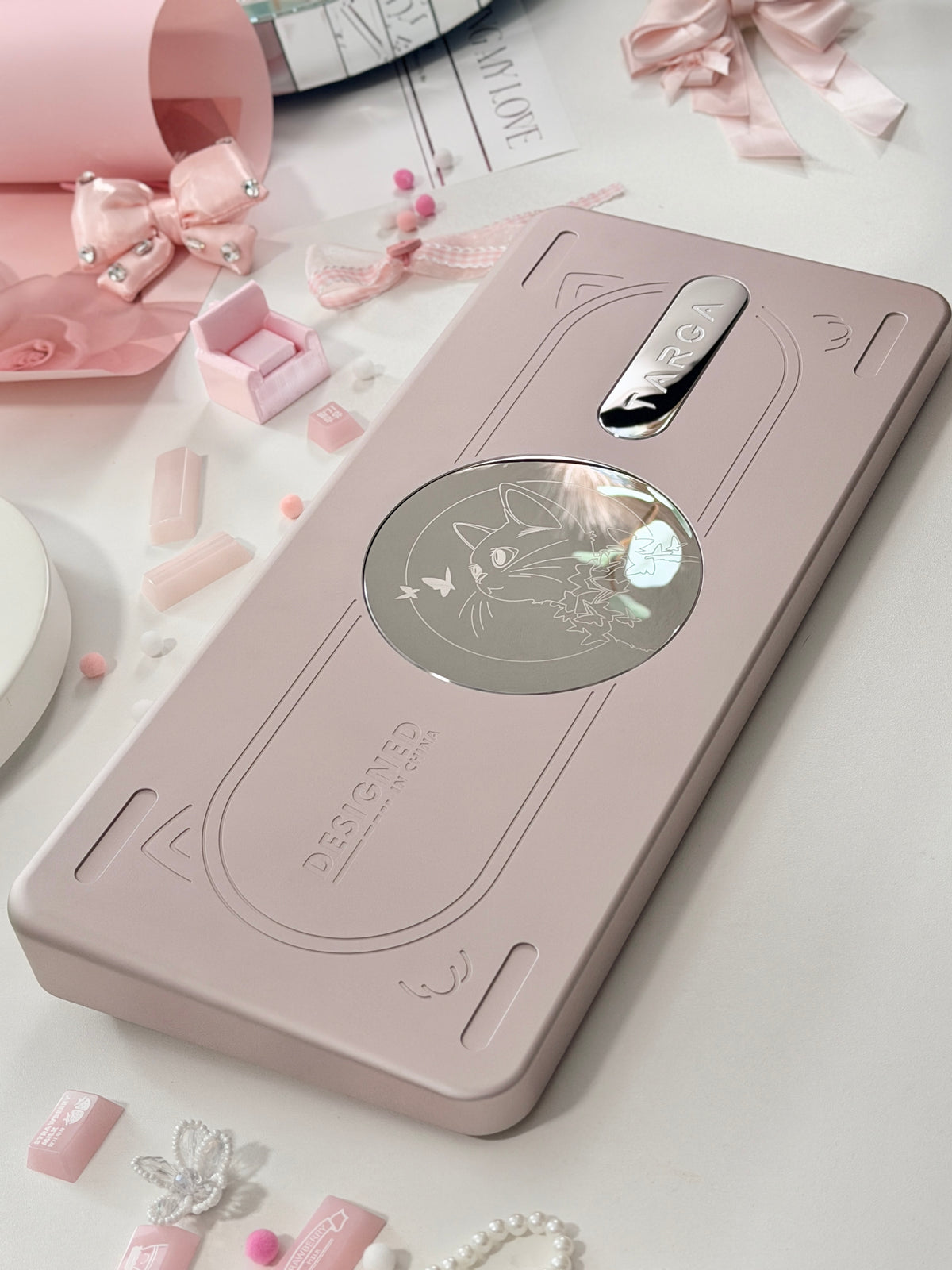 PREORDER Prebuilt Targa98 Anordized Pink Aluminum Custom Mechanical Keyboard
