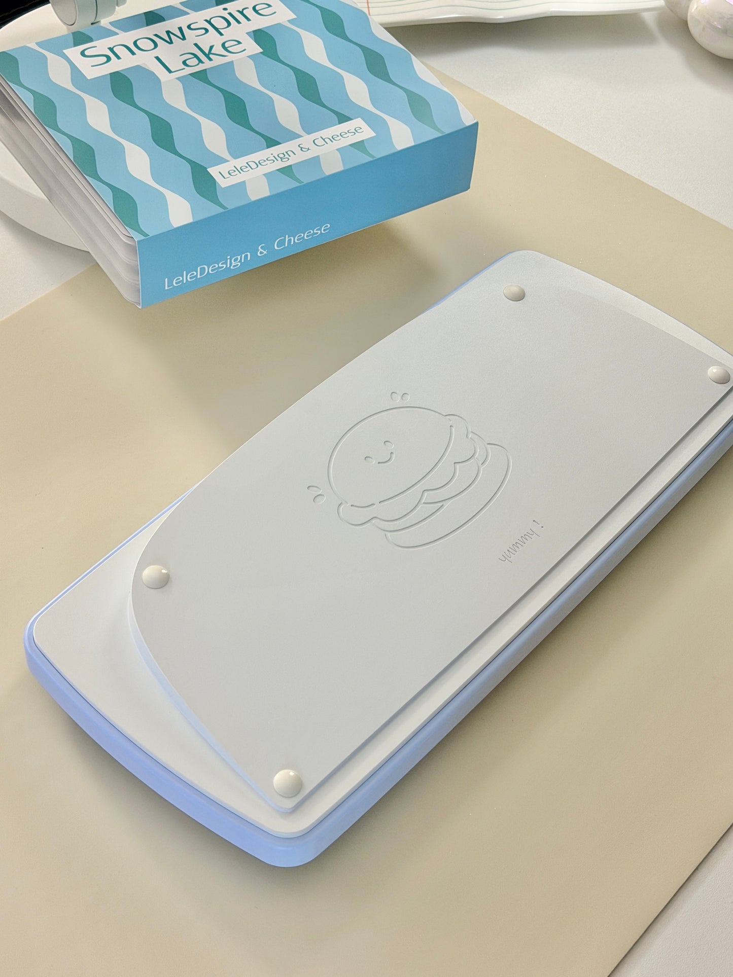 ONLY 1 Instock Prebuilt Aluminum Custom Mechanical Keyboard Yummy75 Blue Set