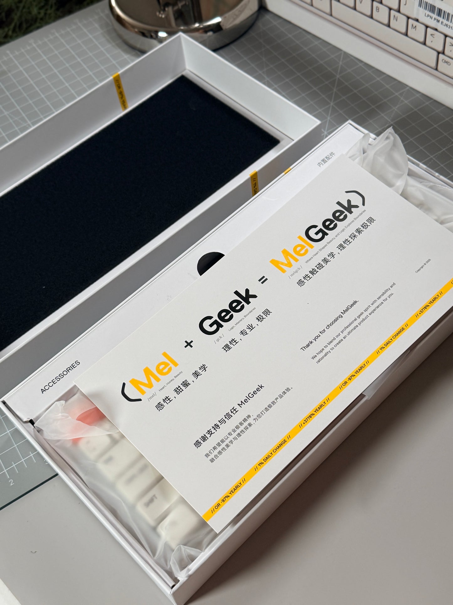 Unboxing Clearance ONLY 1 Instock MelGeek O2 Quiet Wireless Keyboard Low-Profile