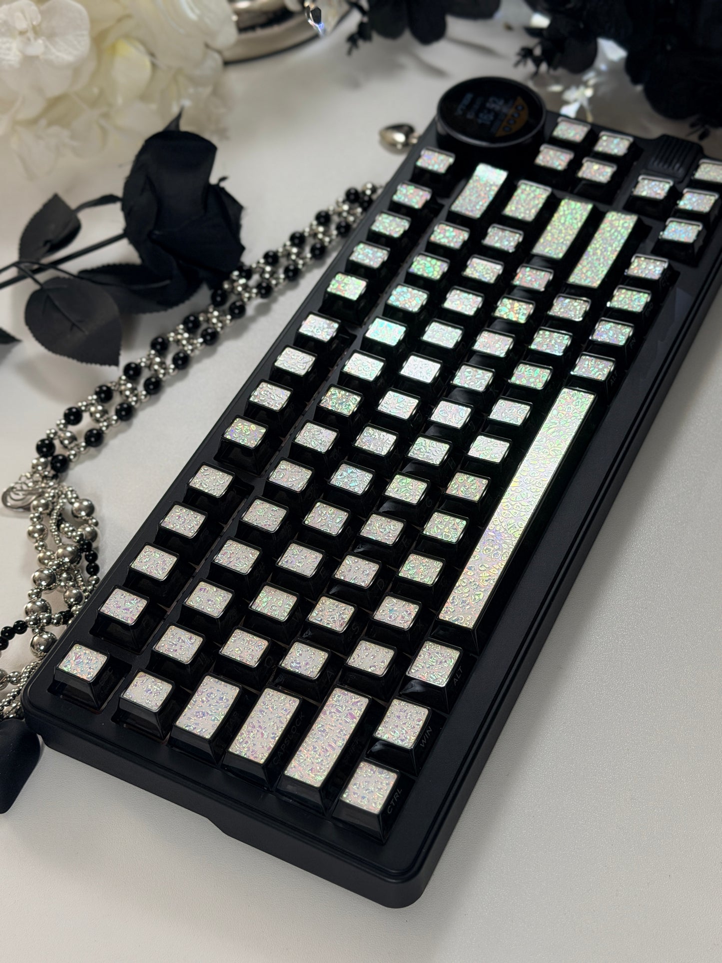 #0251Metal Paint Mixing Coated Keycap Cherry Profile (Not including keyboard)
