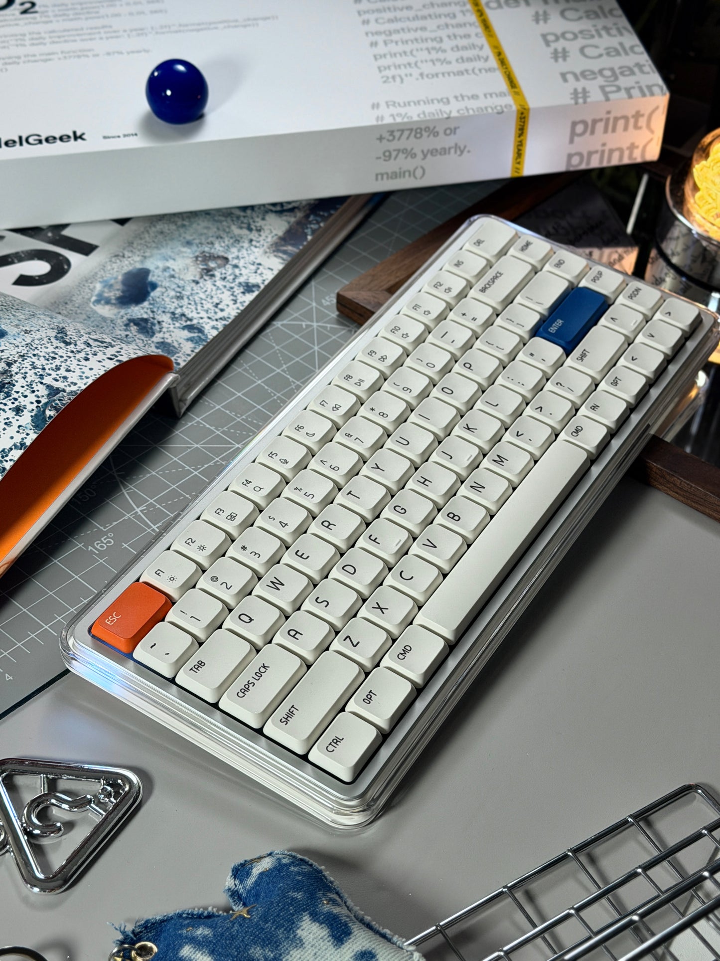 Unboxing Clearance ONLY 1 Instock MelGeek O2 Quiet Wireless Keyboard Low-Profile