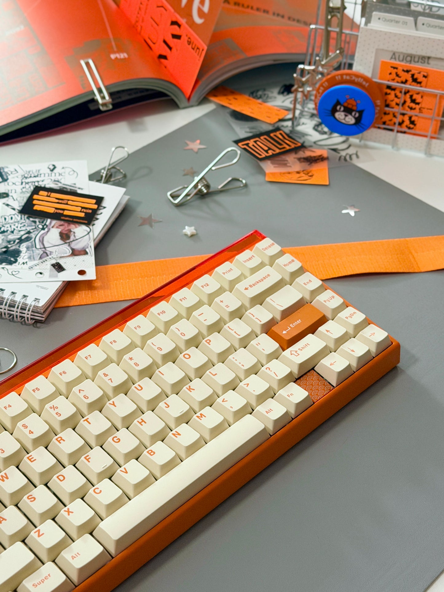 Unboxing Sample For Sales ONLY 1 Instock Orange AULA Hero 75 HE Tri-Mode Magnetic Keyboard