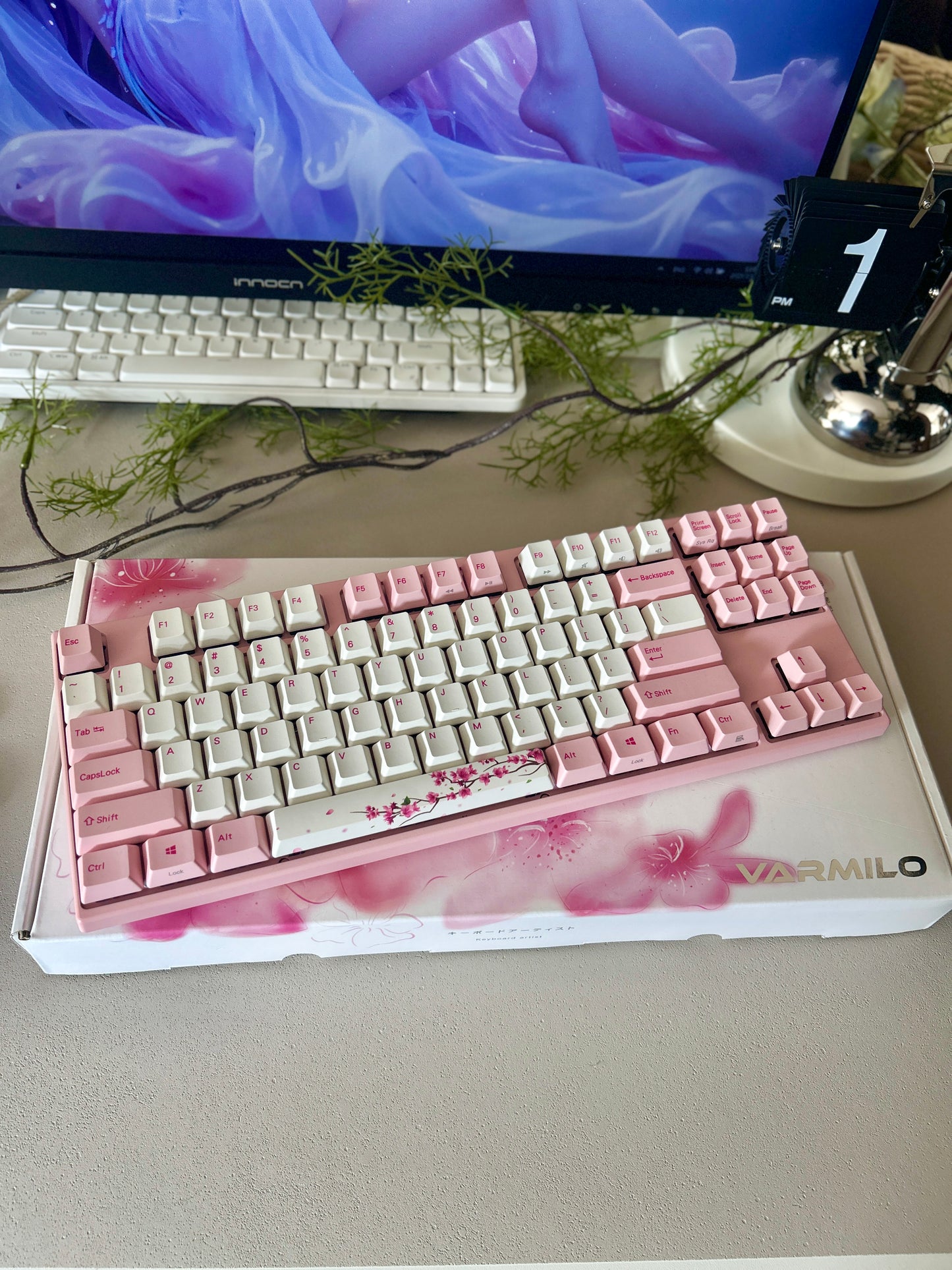 Unboxing For SALEs Varmilo VA87M Sakura Pink LED TKL Mechanical Keyboard