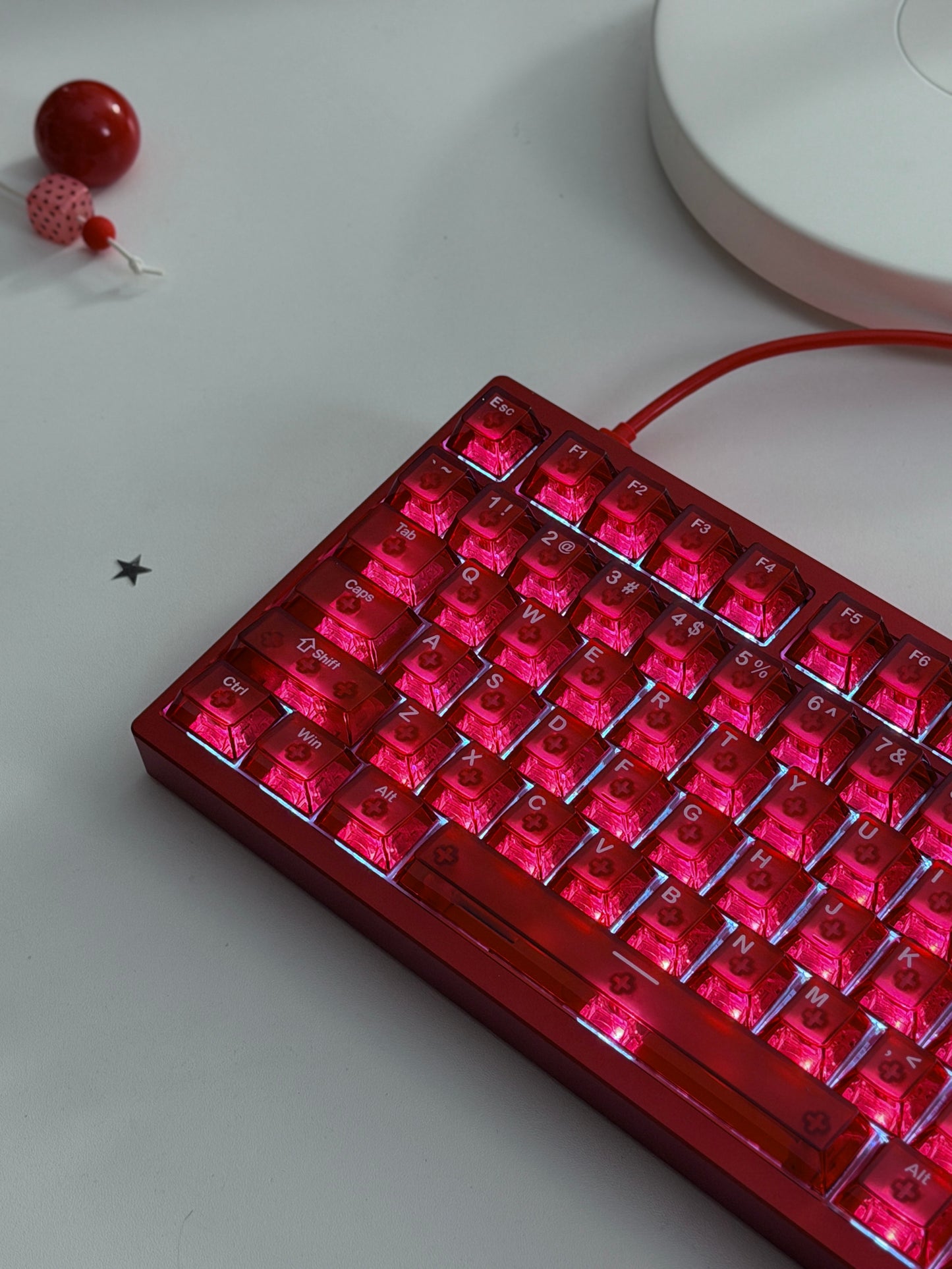 Unboxing Clearance ONLY 1 Instock IROK MG75 V2 HE Anodized Red GAMING Keyboard