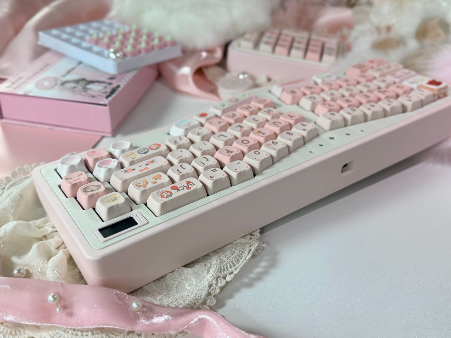 ONLY 1 Instock Prebuilt Aluminum Customized Mechanical Keyboard Staralice Ergonomic Set