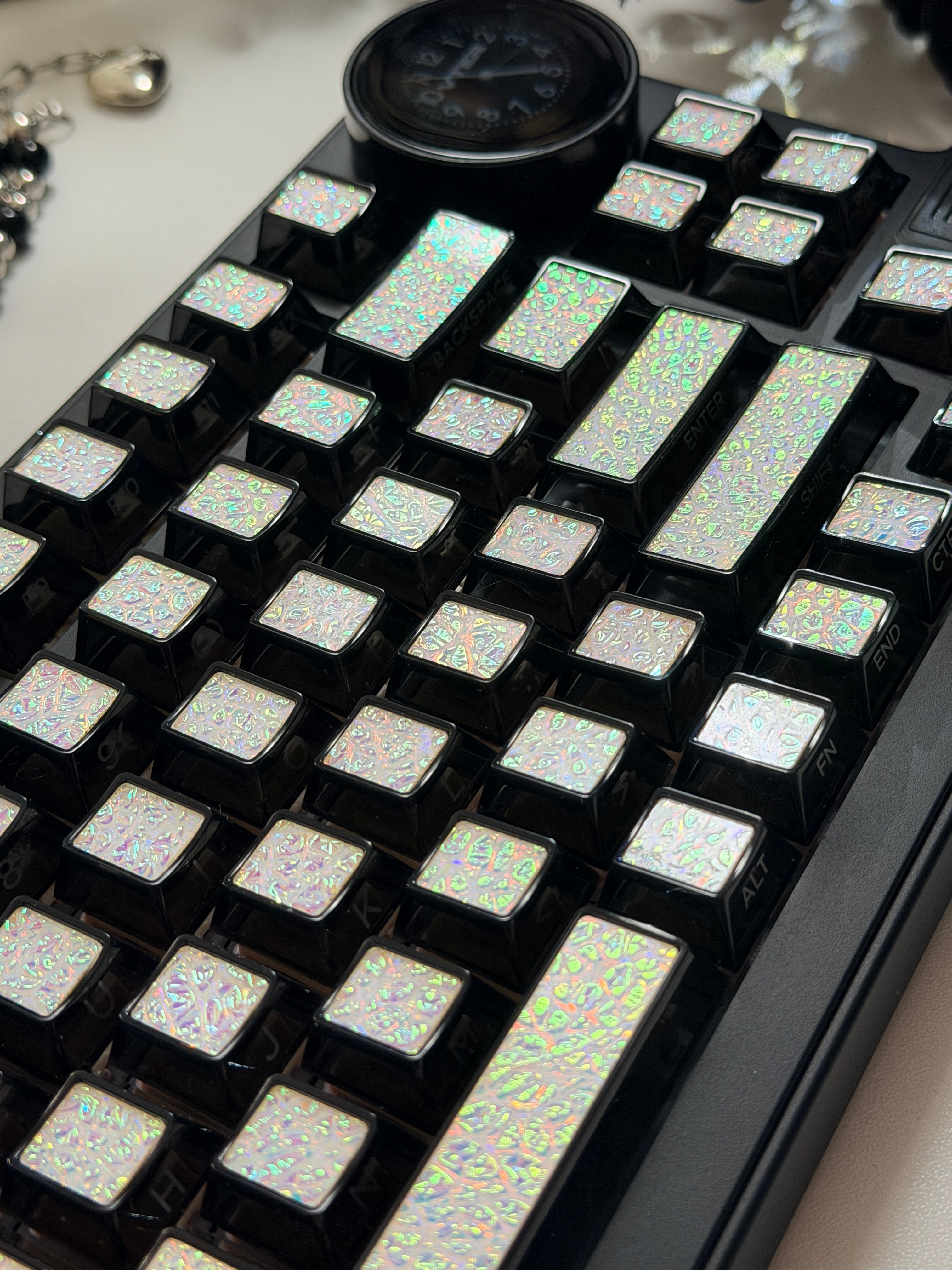0251Metal Paint Mixing Coated Keycap Cherry Profile (Not including