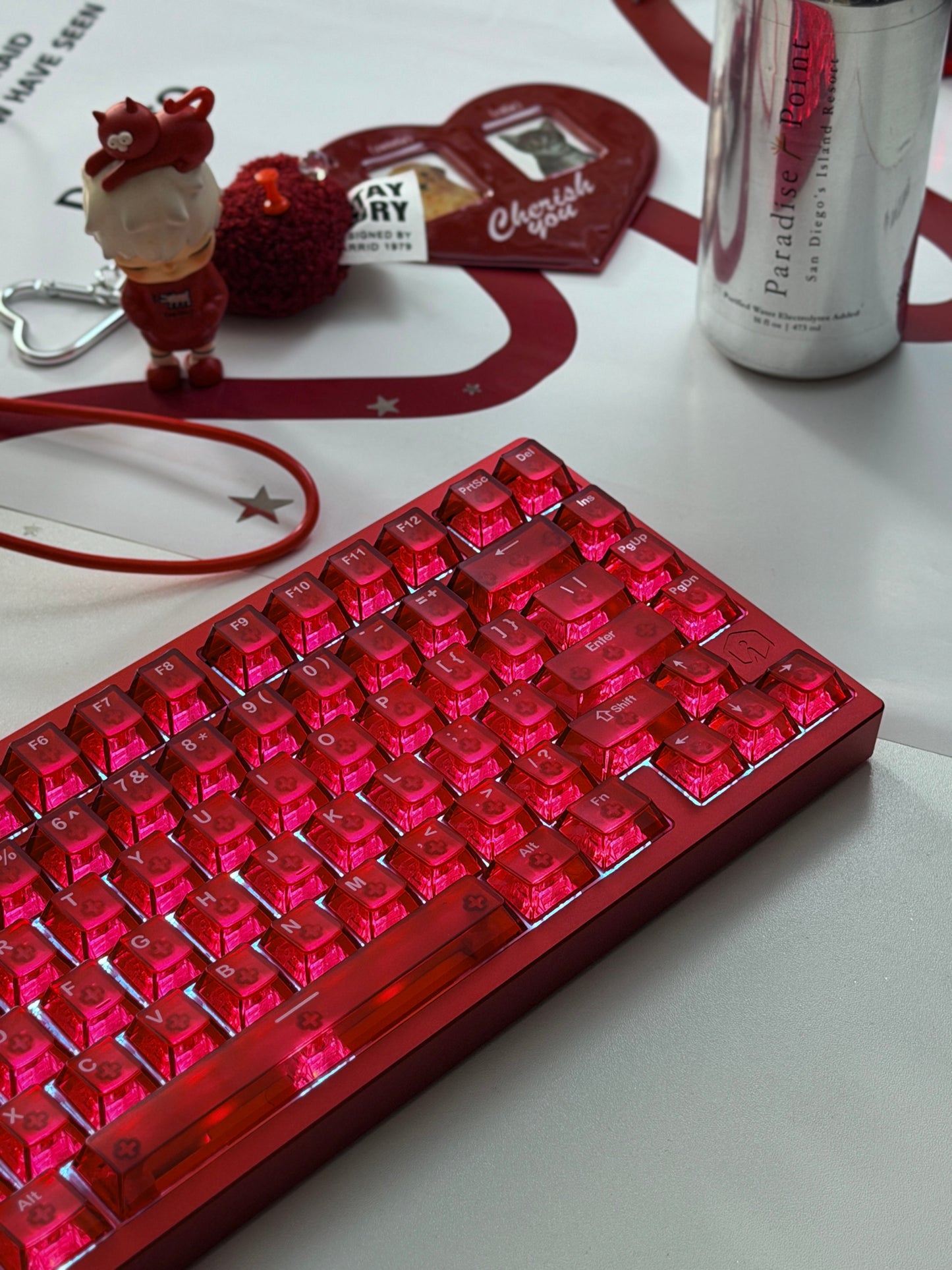 Unboxing Clearance ONLY 1 Instock IROK MG75 V2 HE Anodized Red GAMING Keyboard