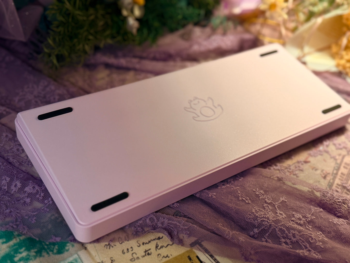 ONLY 1 Instock Prebuilt Aluminum Customized Mechanical Keyboard DBP75 Purple Creamy Keyboard Set