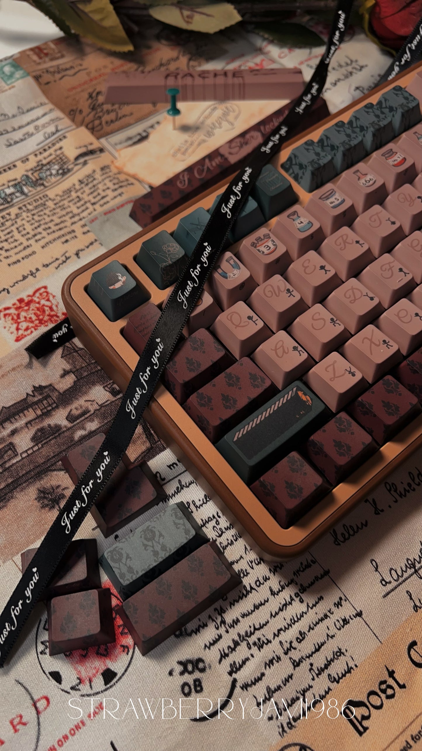 【Preorder】 Prebuilt FF75 Brown Coffee Aluminum Customized Mechanical Keyboard