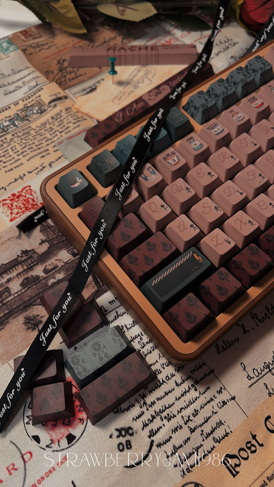 Preorder Prebuild FF75 Brown Coffee Aluminum Customized Mechanical Keyboard