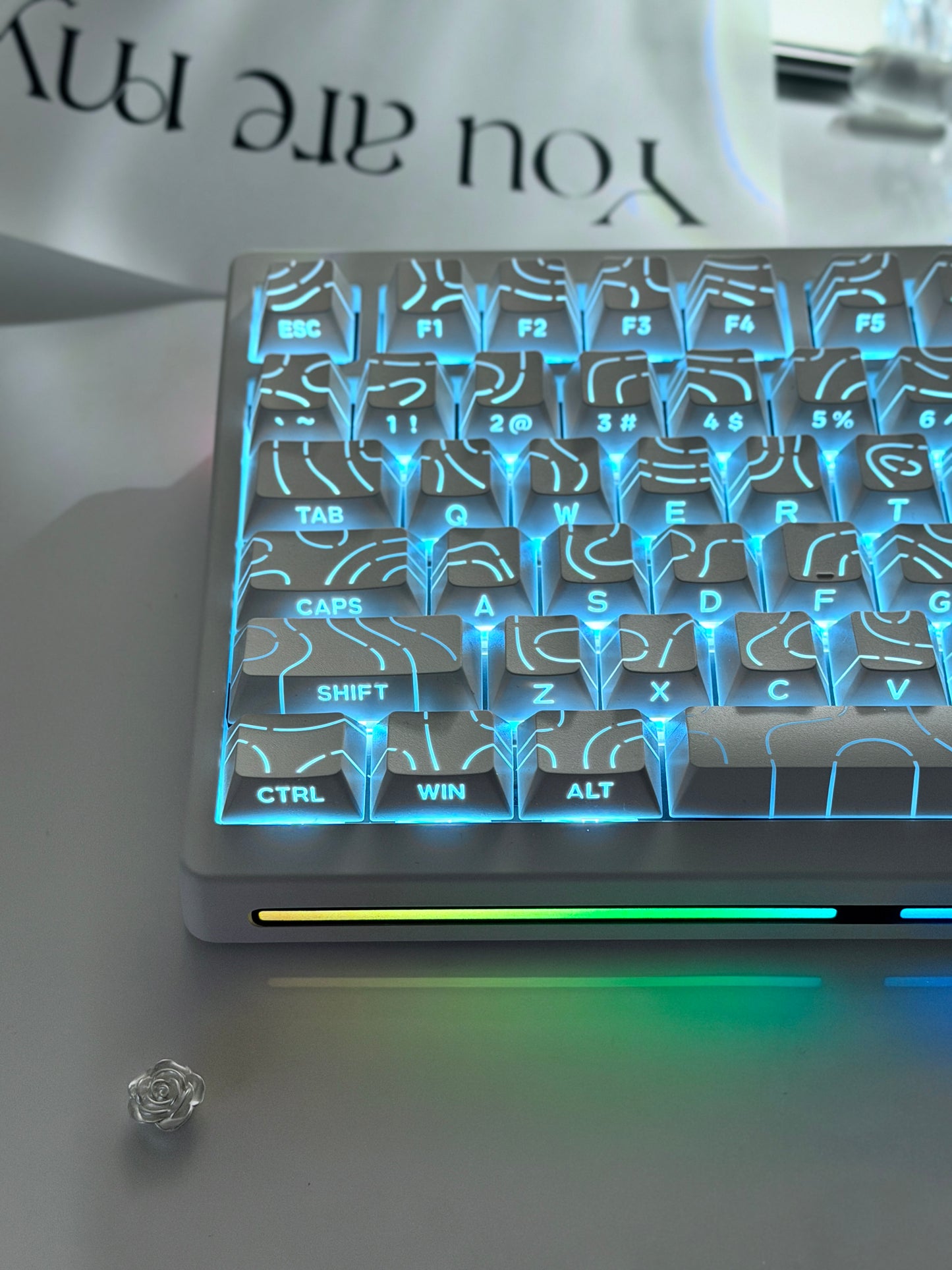 Unboxing ONLY 1 Instock ELECFOX SPECTRA75 Mechanical Gaming Keyboard Wireless RGB Backlight Dot Matrix Display