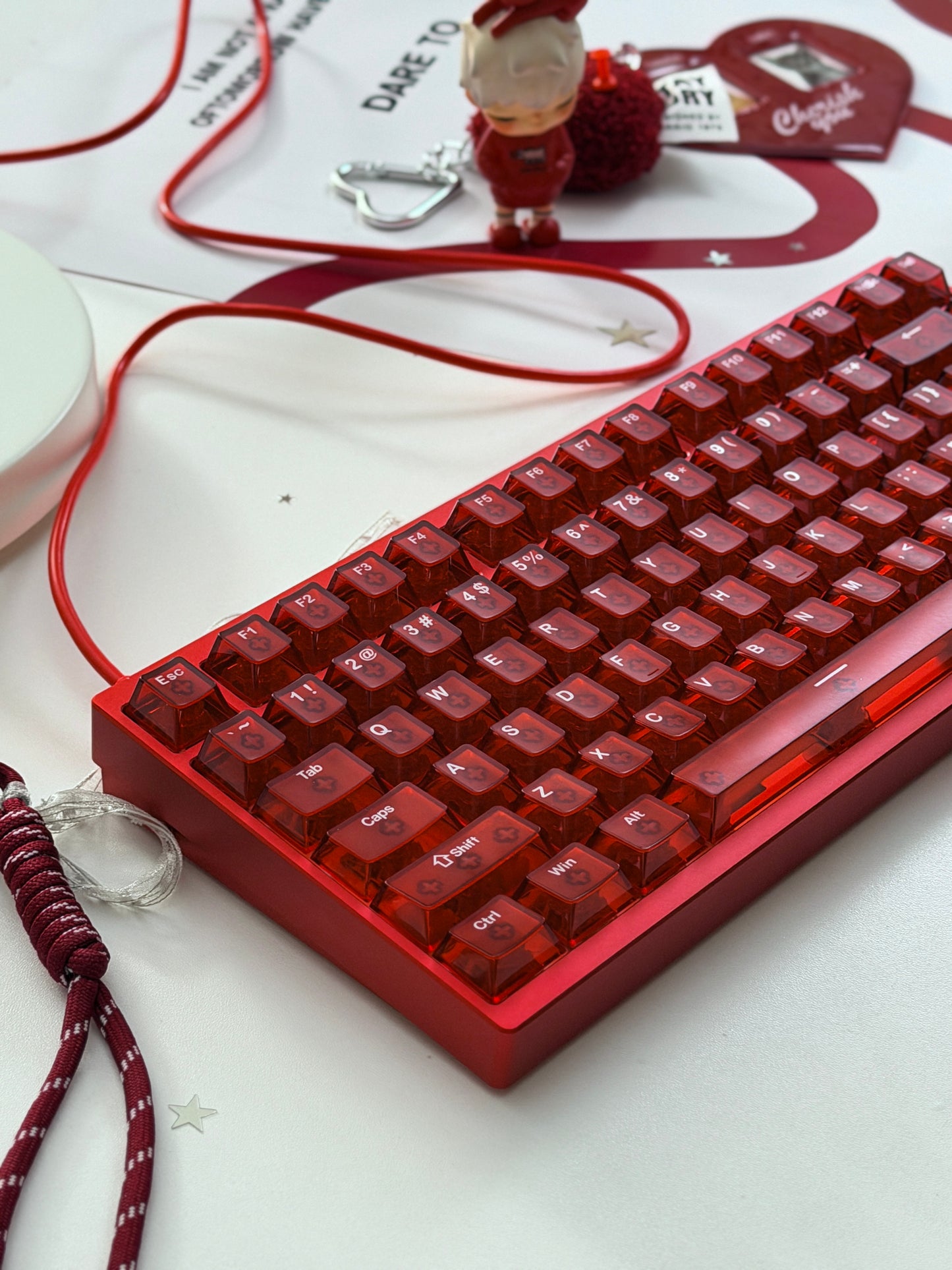 Unboxing Clearance ONLY 1 Instock IROK MG75 V2 HE Anodized Red GAMING Keyboard