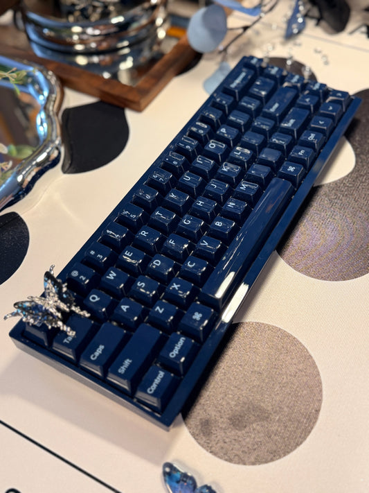 Unboxing Sample For Sales ONLY 1 Instock Keychron Q16 HE 8K Dark Navy Wired Fully Ceramic Keyboard Magnetic Switch For Gaming