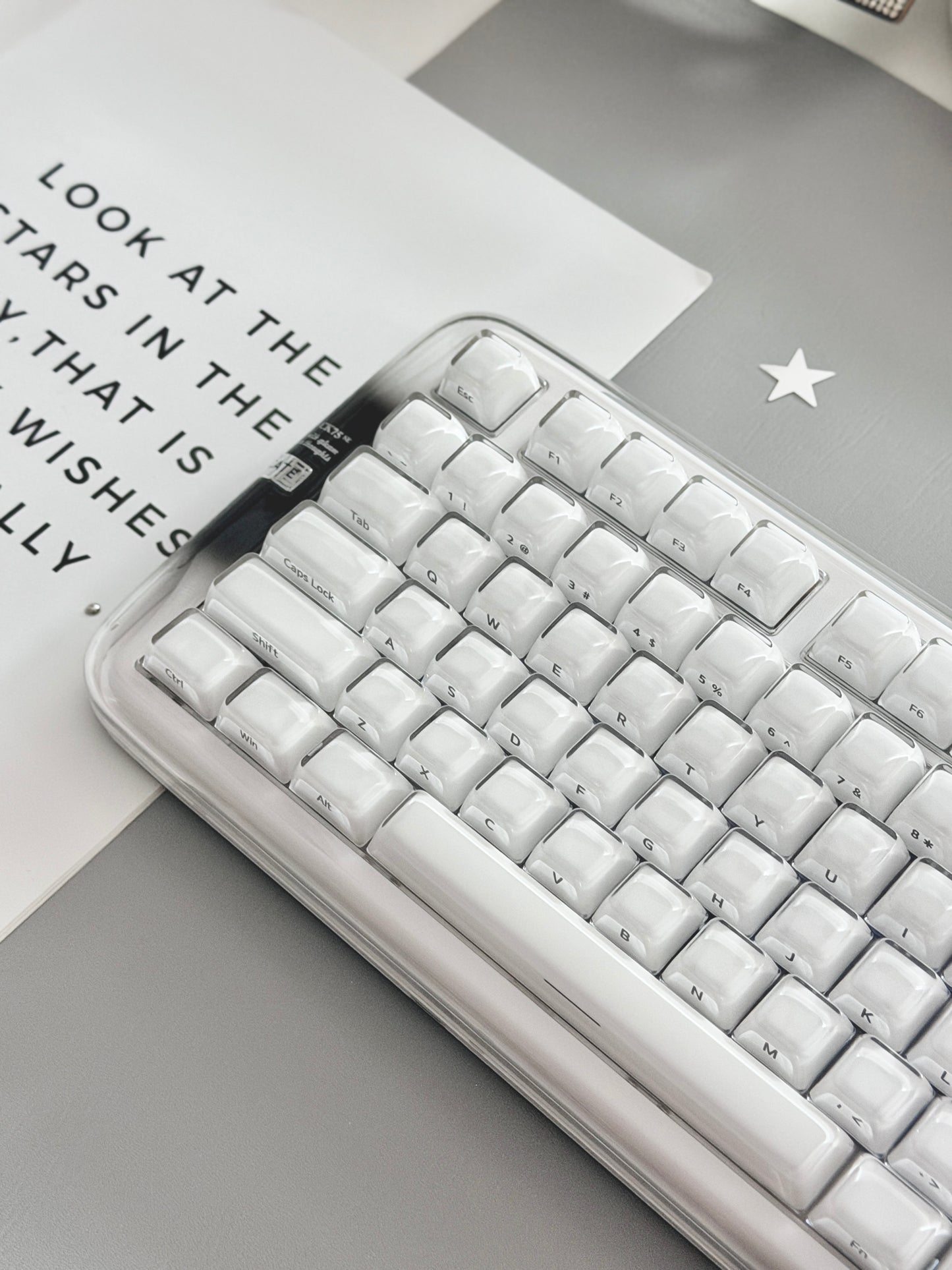 Unboxing Clearance ONLY 1 Instock XVX x CoolKiller CK75 SE Wireless Mechanical Keyboard Smokey White